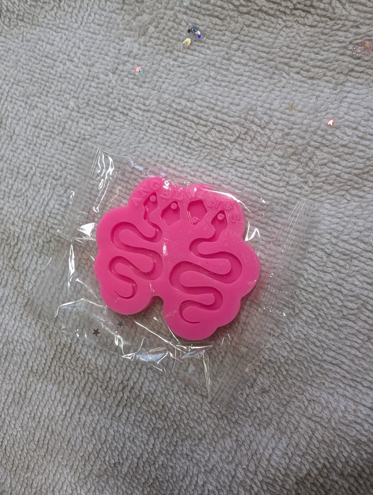 Small Snake Resin Silicone Mold
