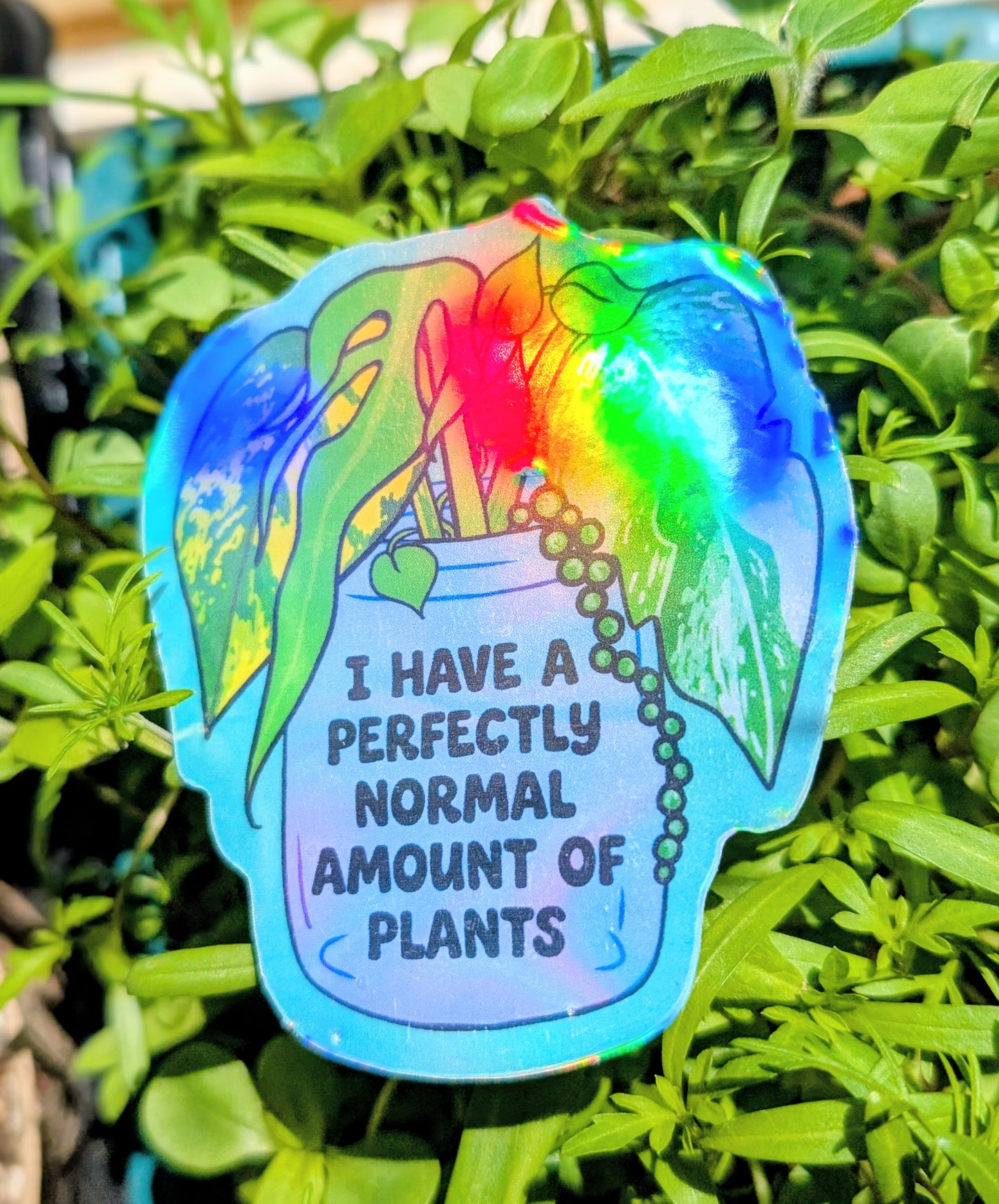 Plant Lover Feminist Vinyl Sticker
