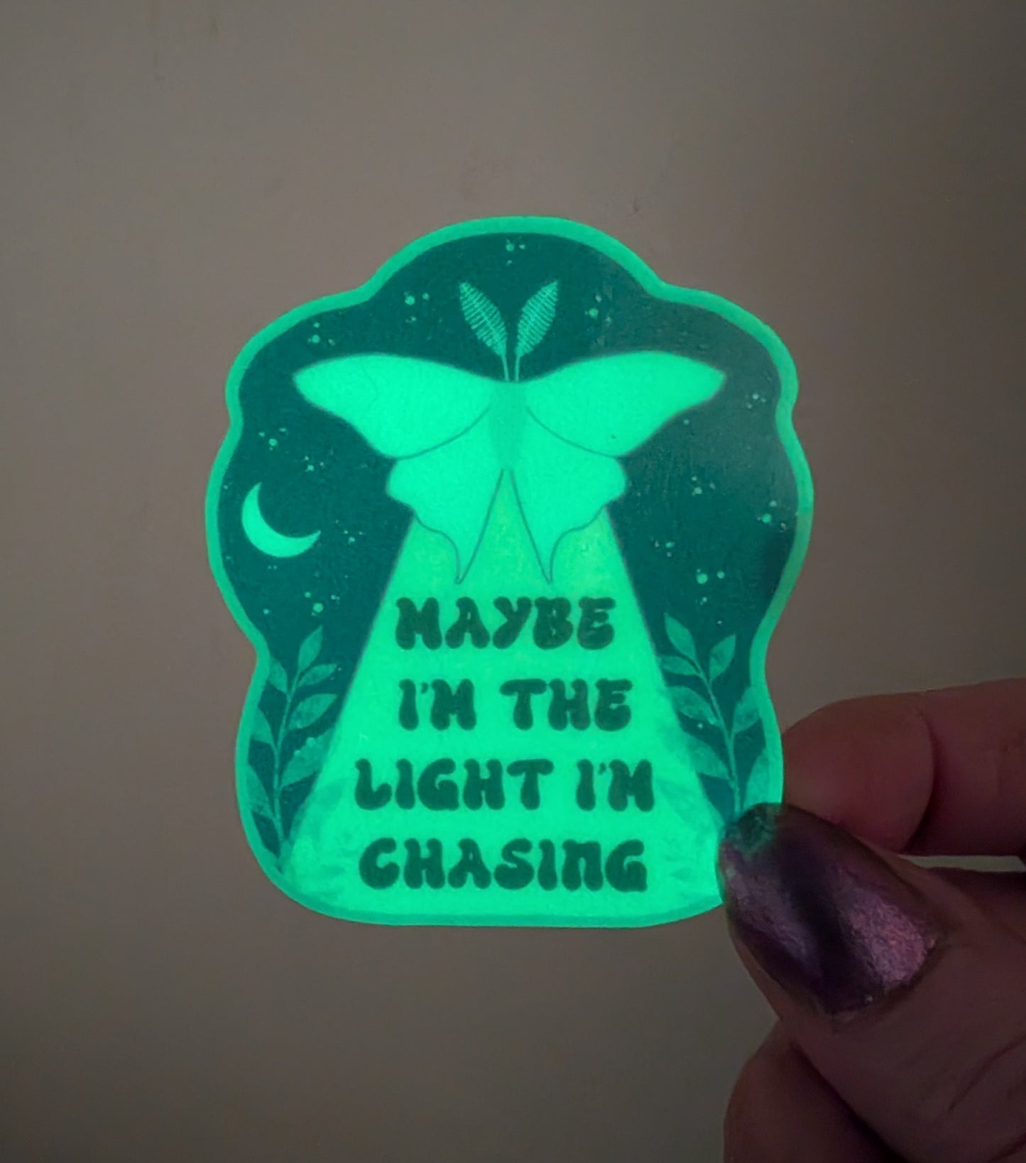 Glow in the Dark Witchy Inspirational Feminist Vinyl Sticker