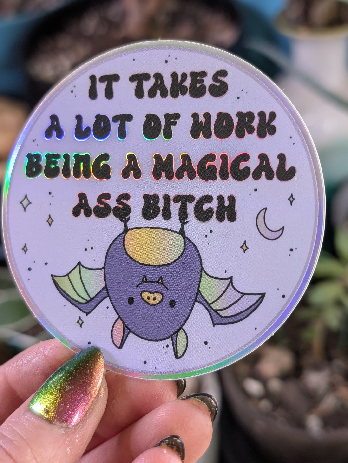 Magical Witch Vinyl Sticker