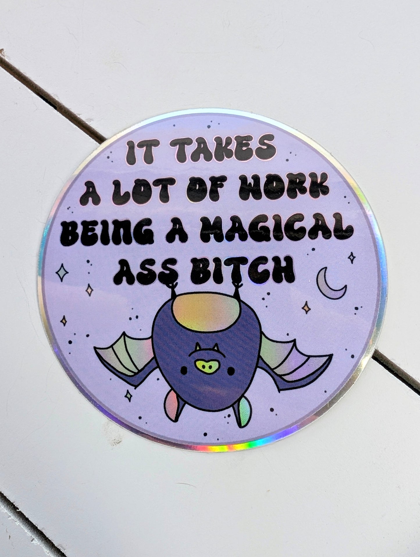 Magical Witch Vinyl Sticker