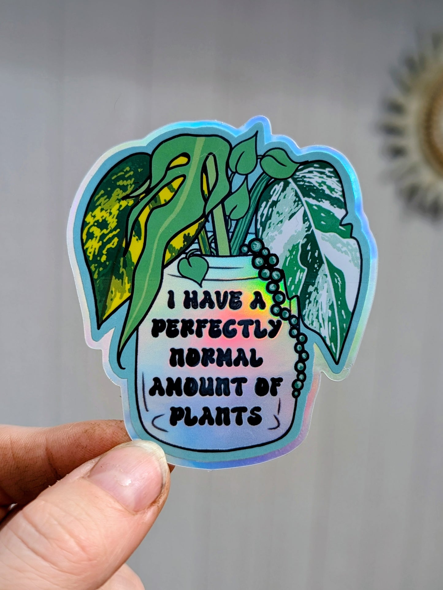 Plant Lover Feminist Vinyl Sticker