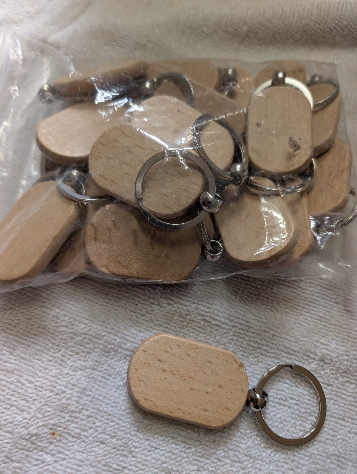 Wood Keychain Blanks