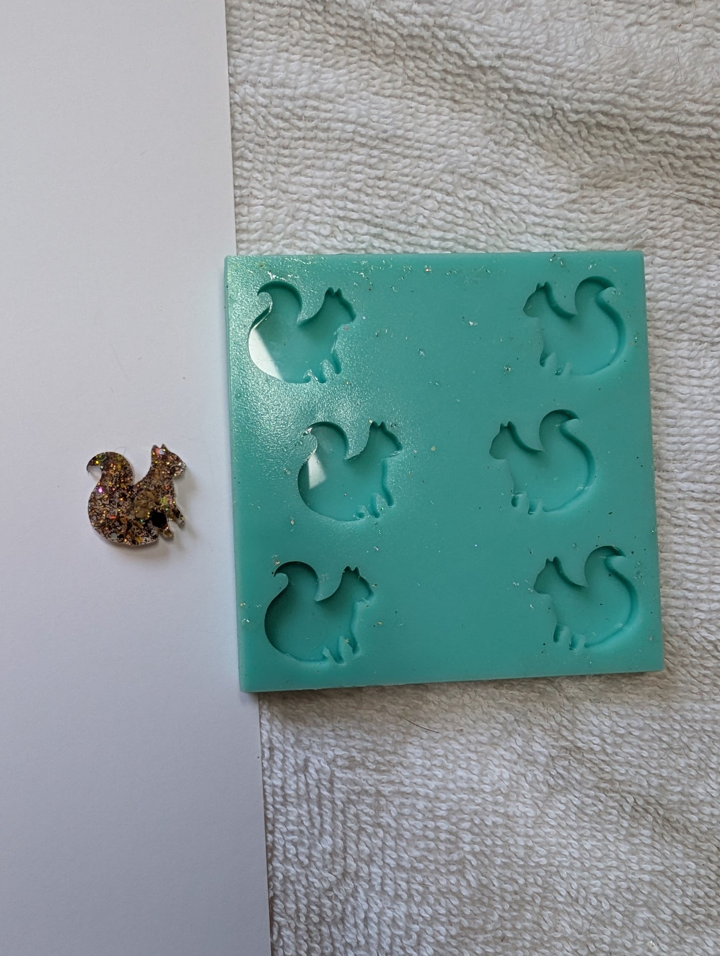 Squirrel Resin Silicone Mold