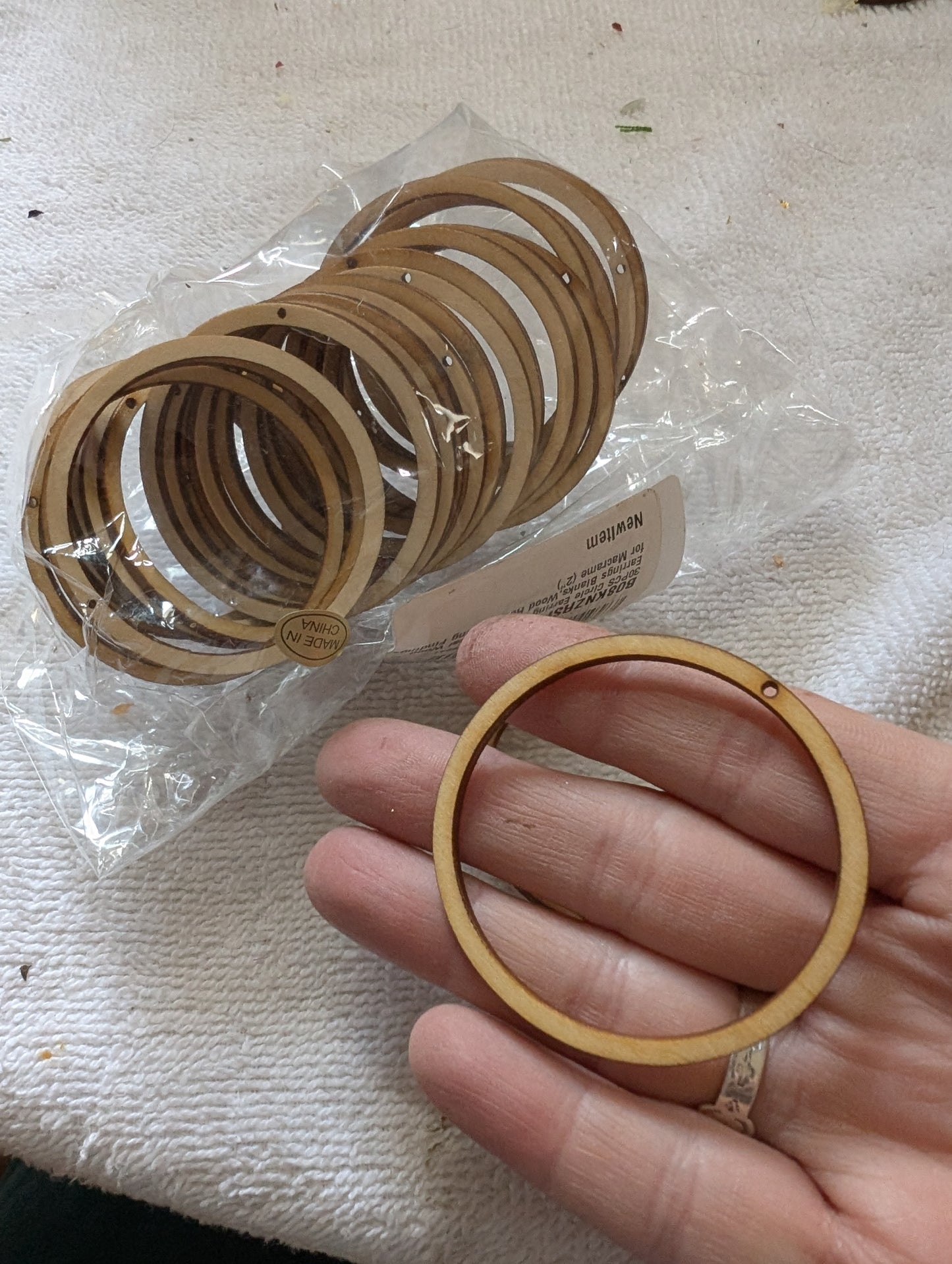 Set of Large Wood Circles