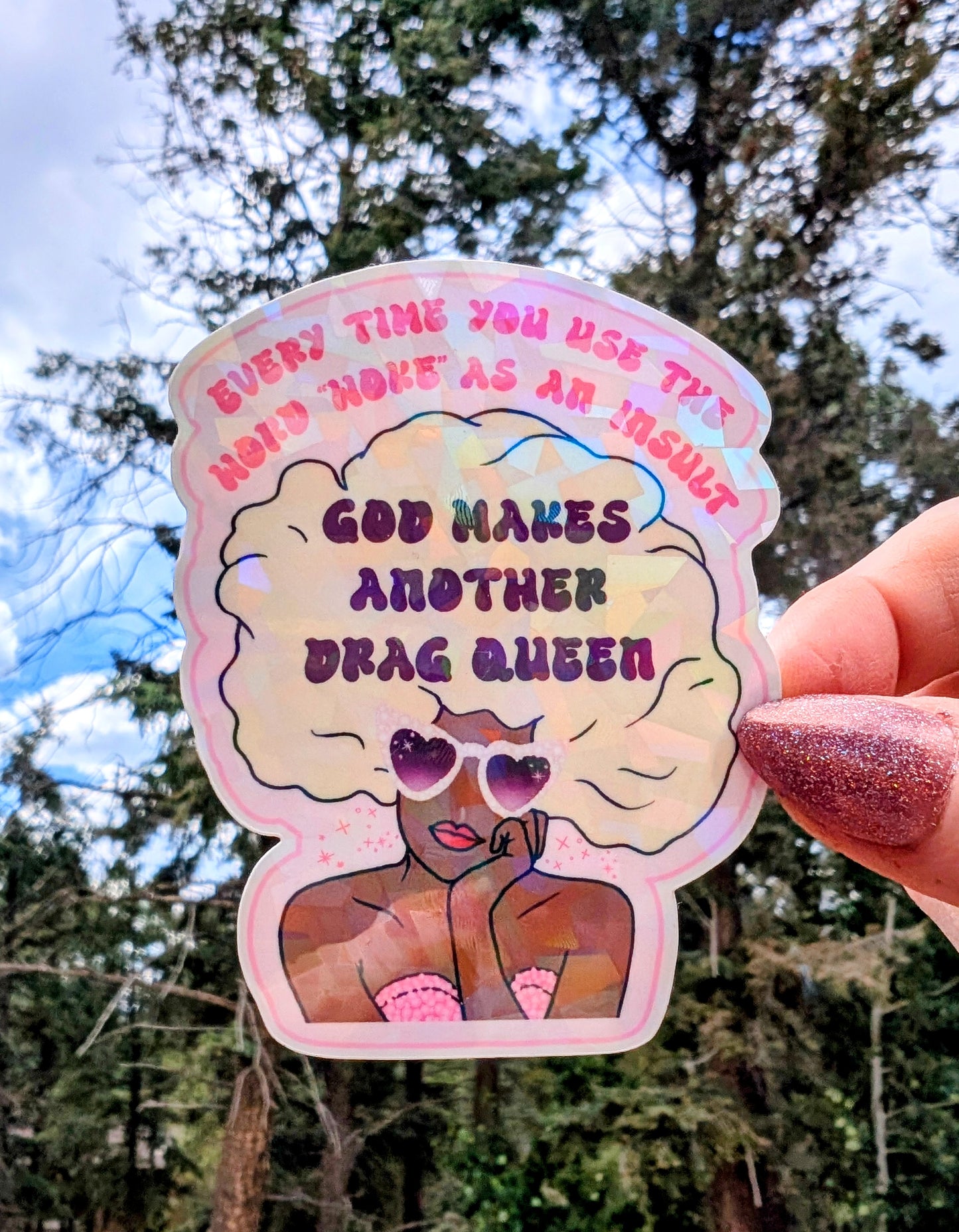 Drag Queen Vinyl Sticker