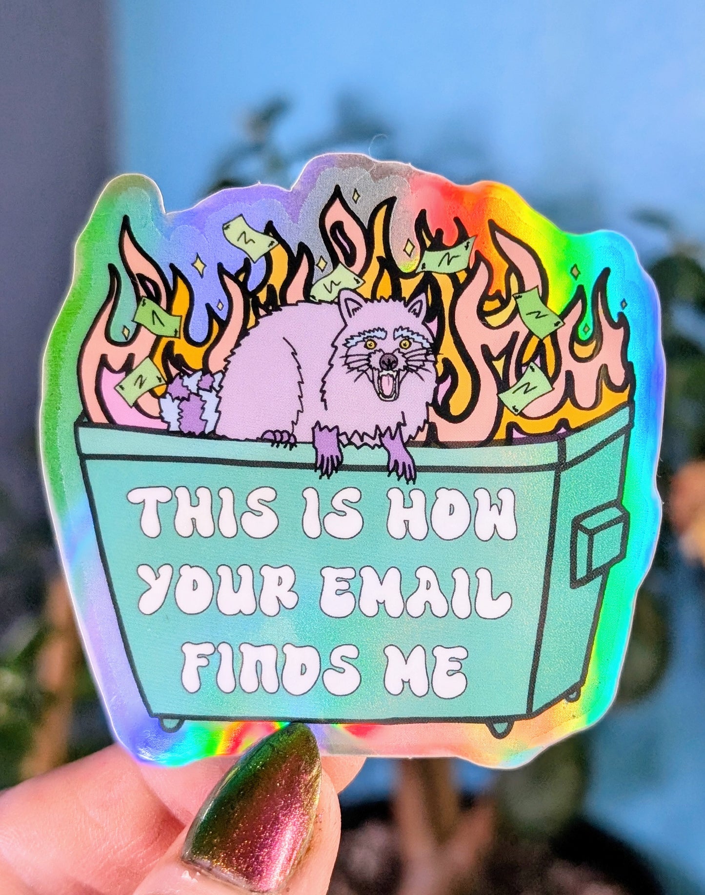 Feral Coworker Vinyl Sticker