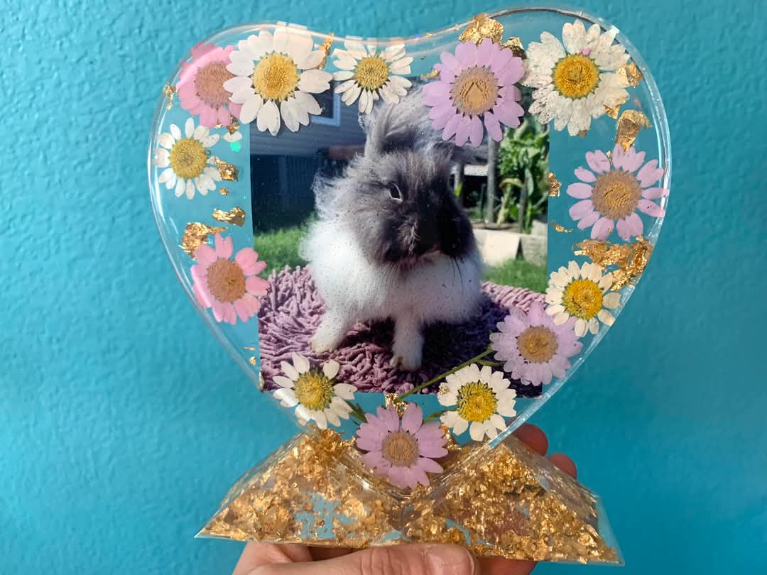 Large Heart and Base Resin Silicone Mold