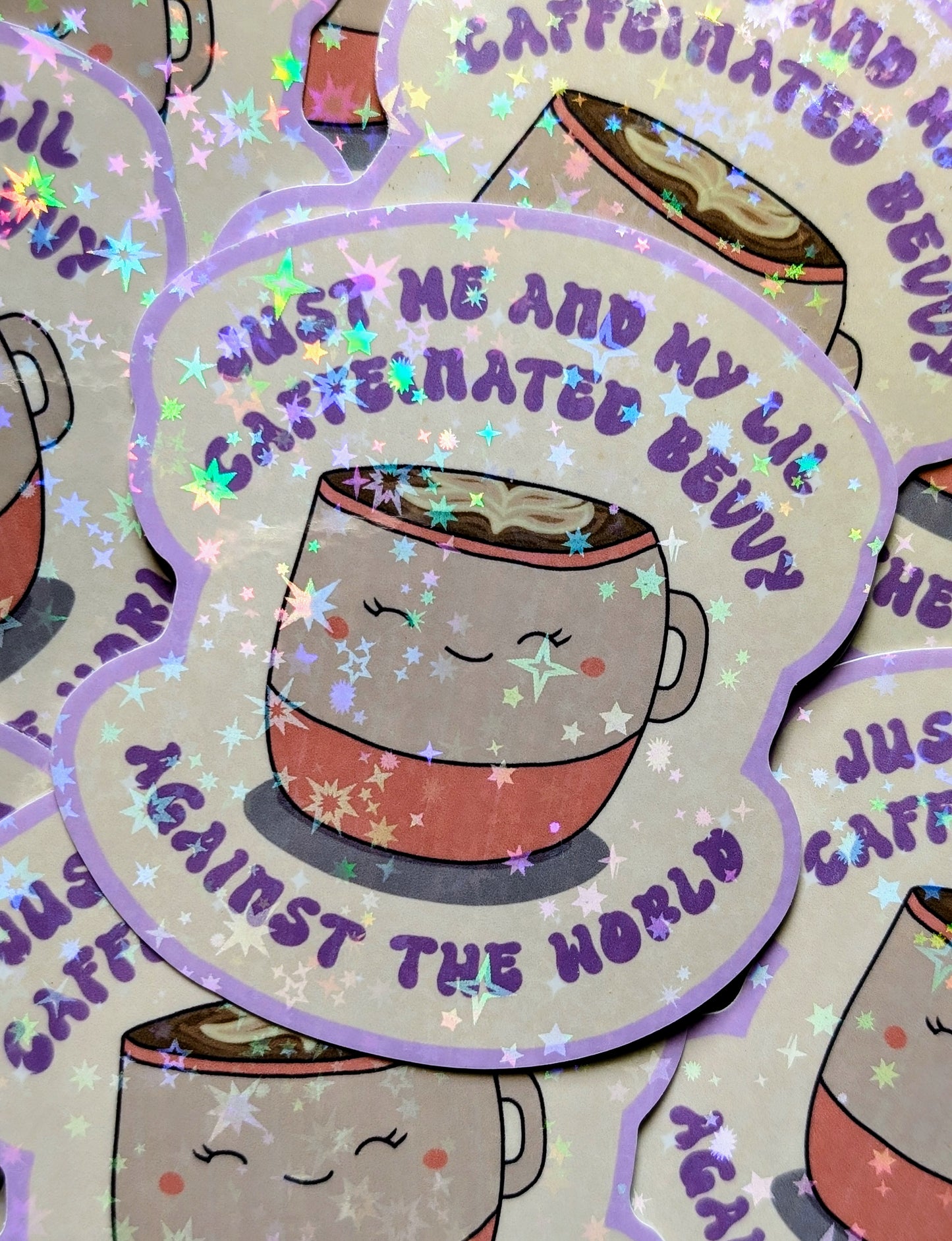 Coffee Lover Feminist Vinyl Sticker