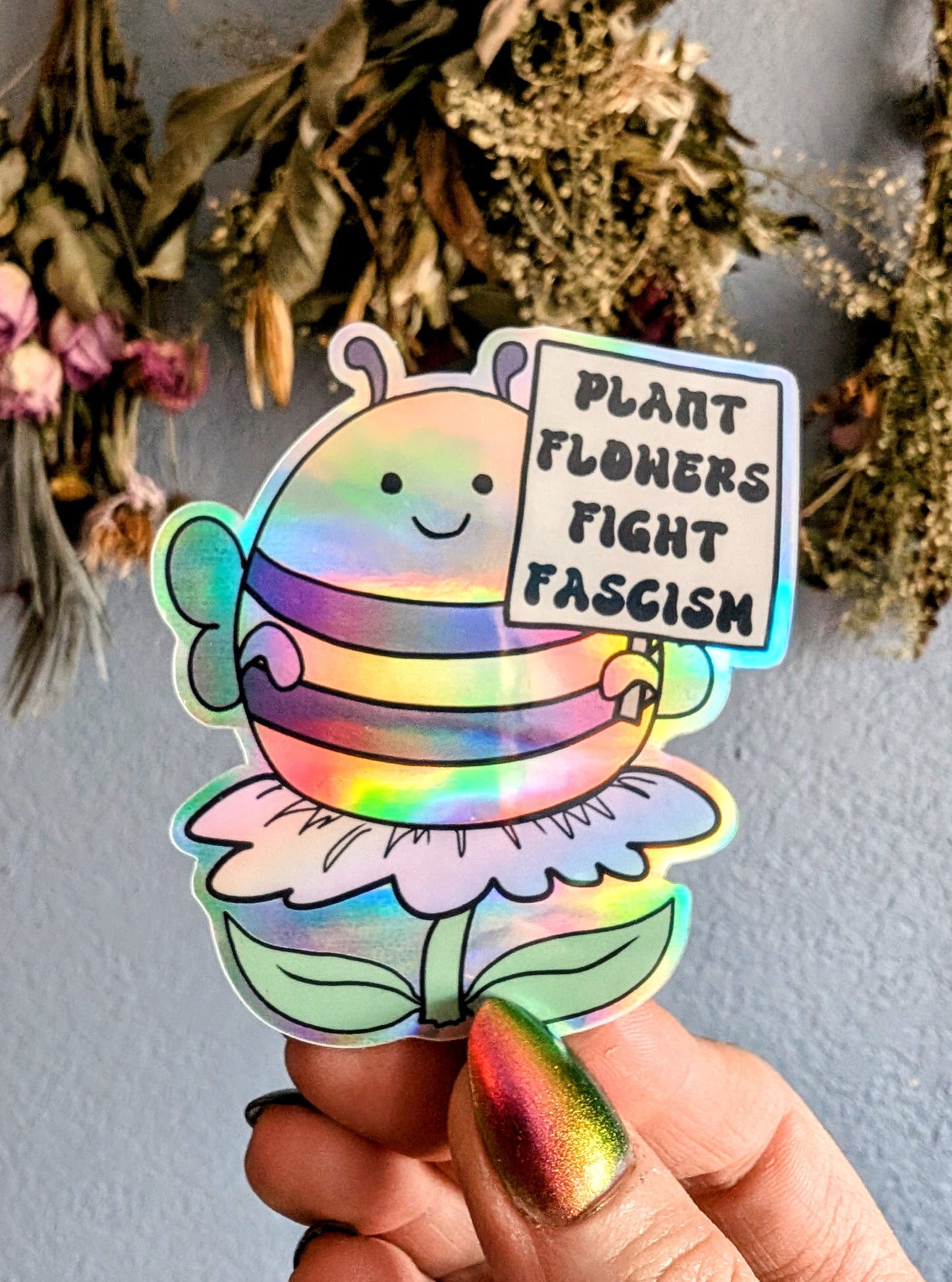 Activist Bee Vinyl Sticker