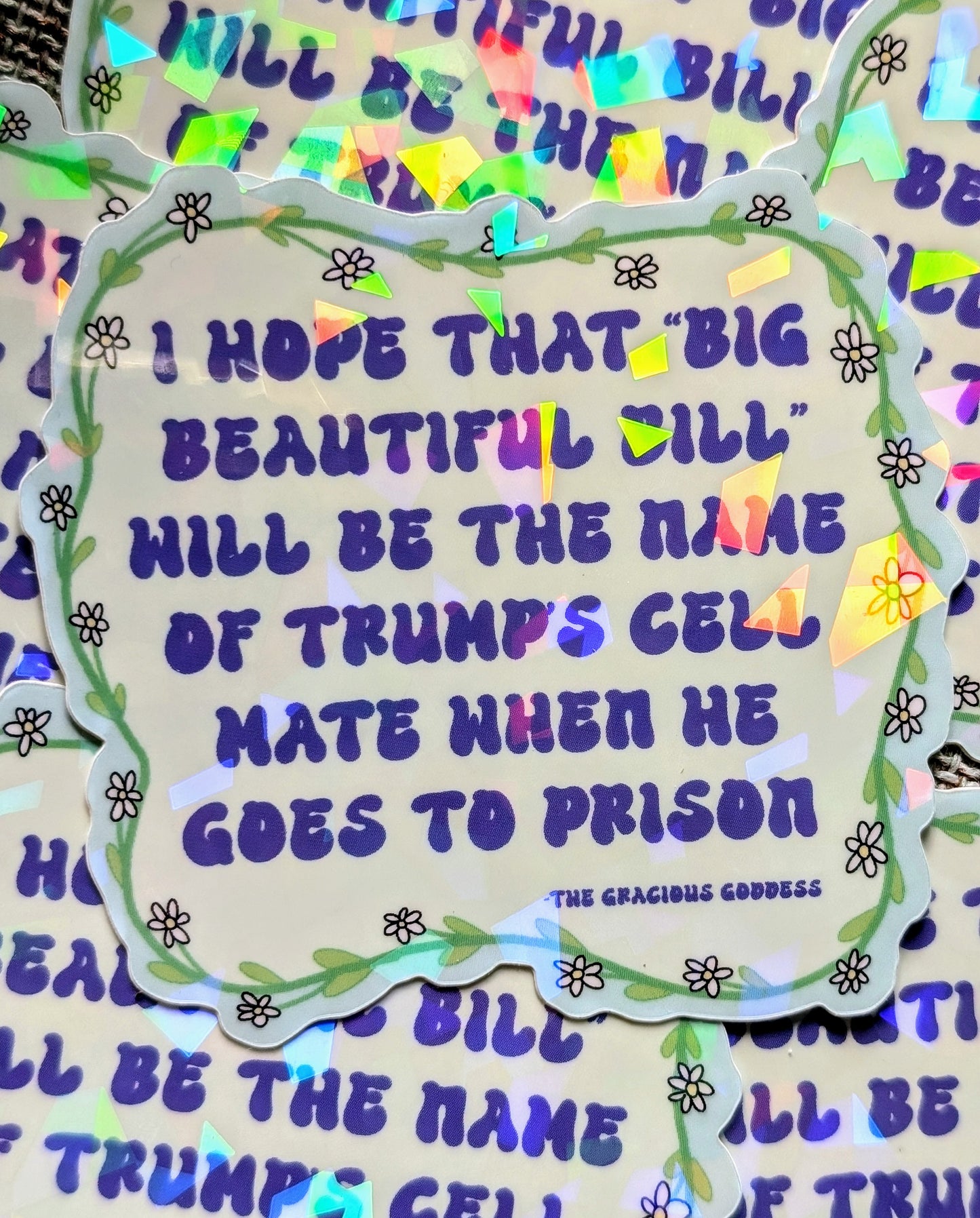 8647 Feminist Vinyl Sticker