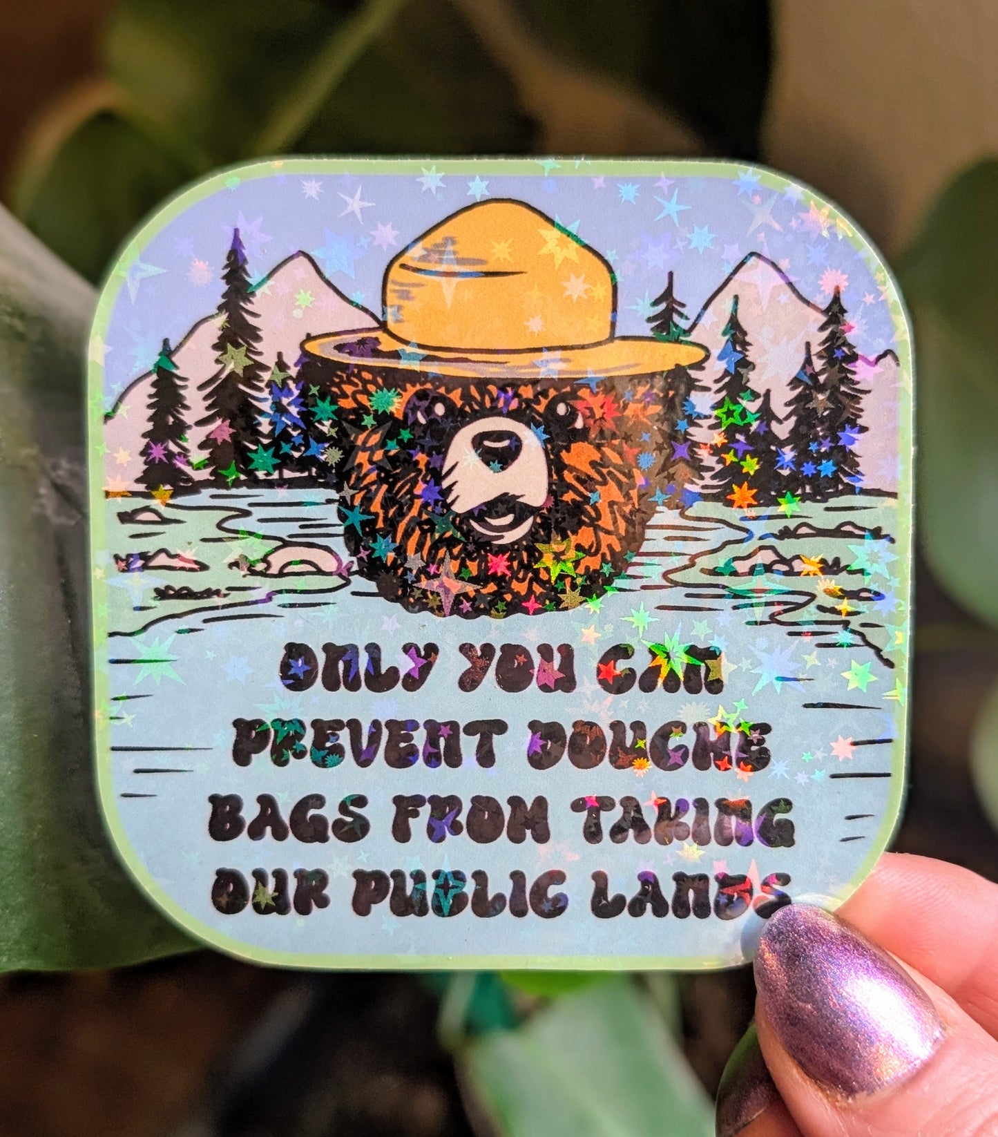 Conservation Earth Friendly Inspirational Feminist Vinyl Sticker