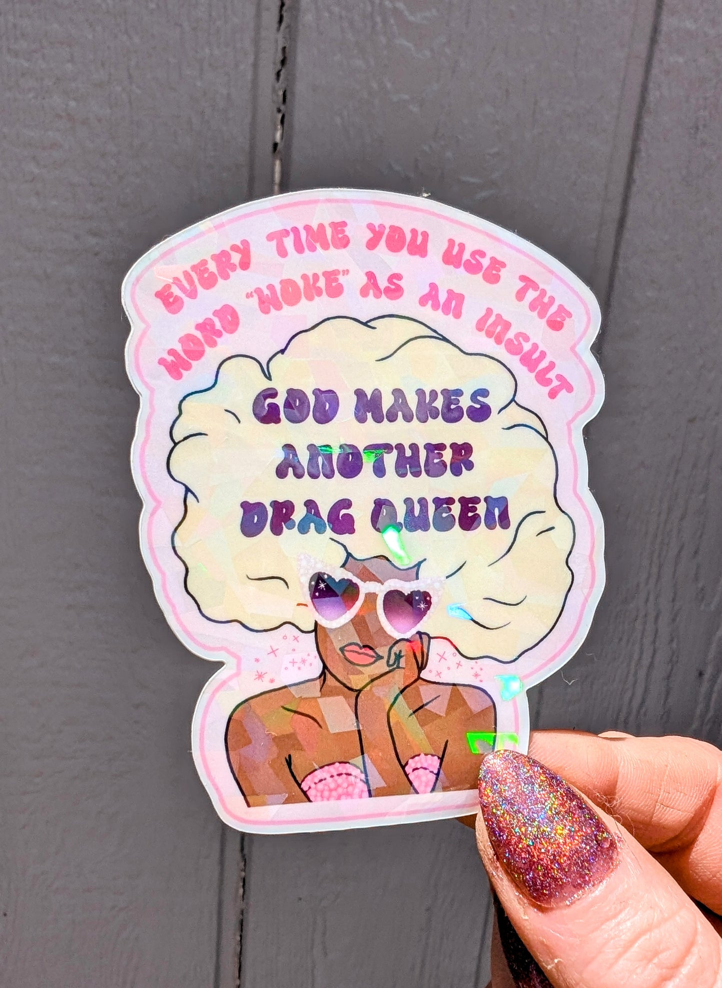 Drag Queen Vinyl Sticker