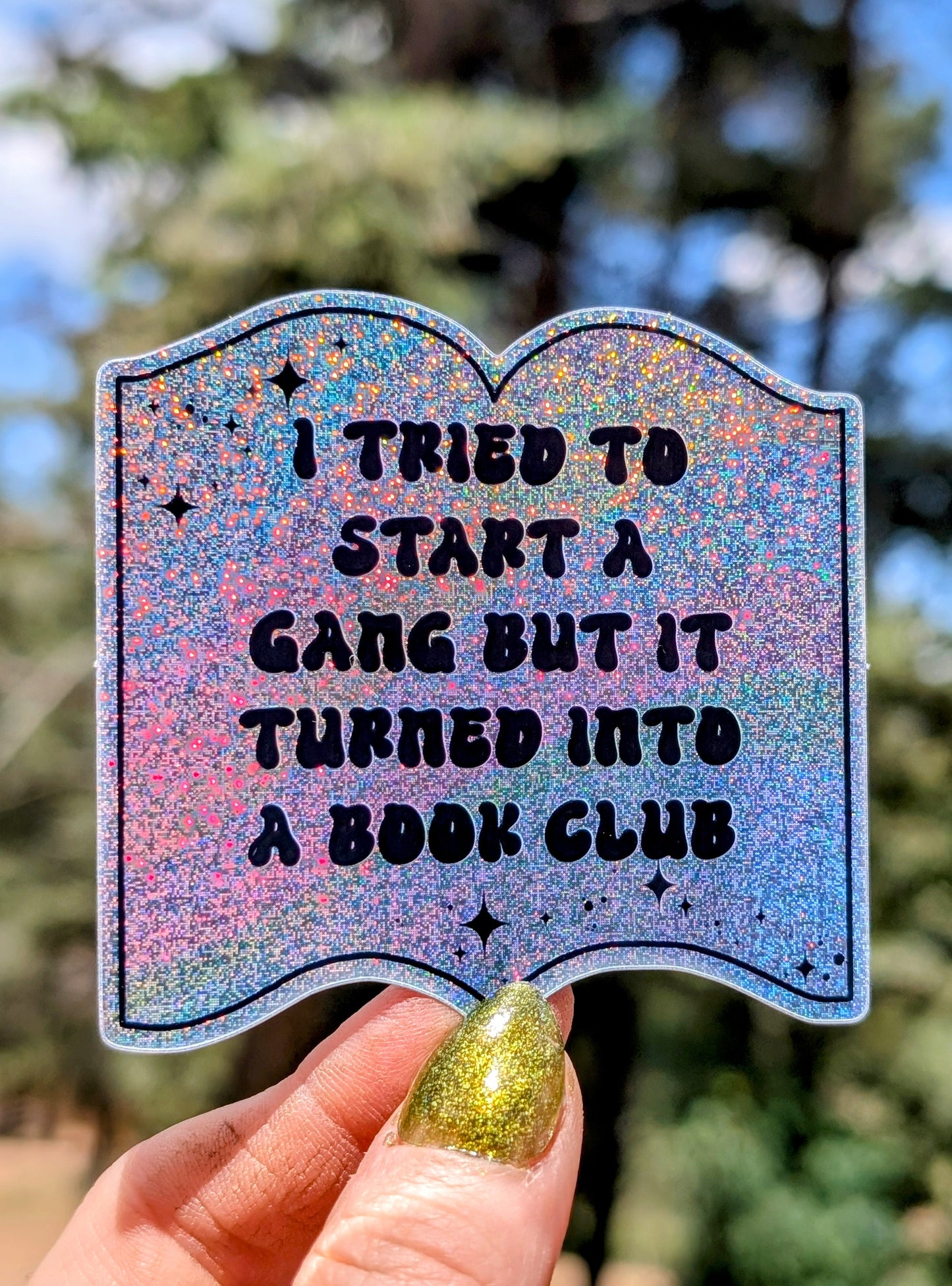 Feral Book Club Vinyl Sticker