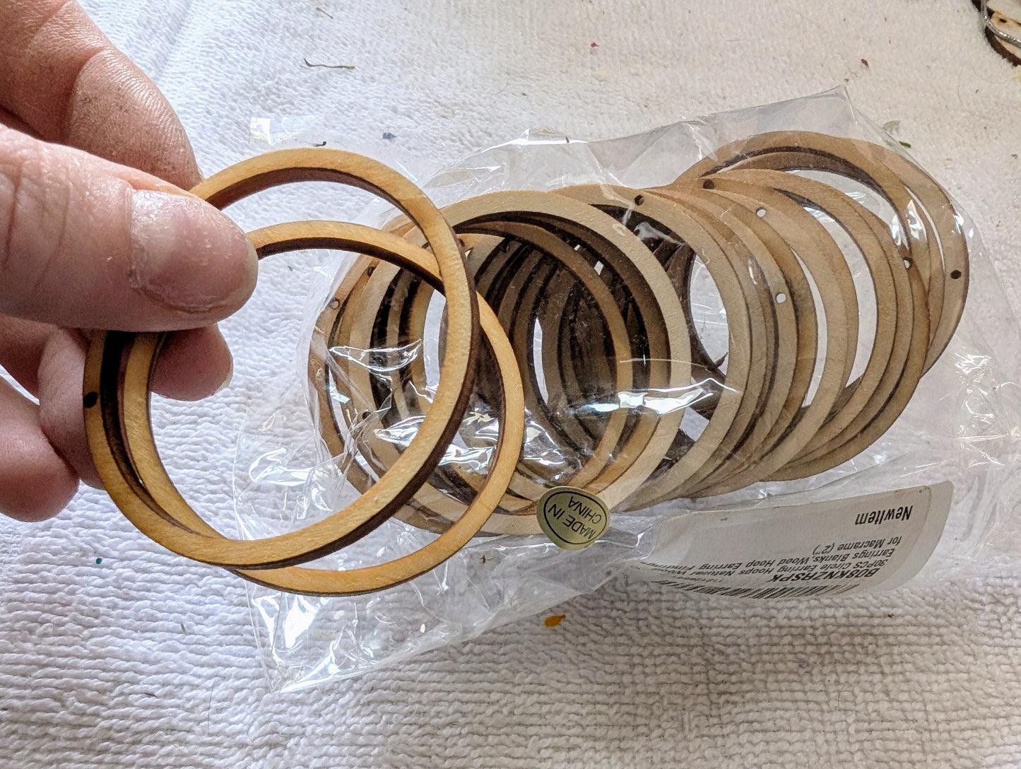 Set of Large Wood Circles