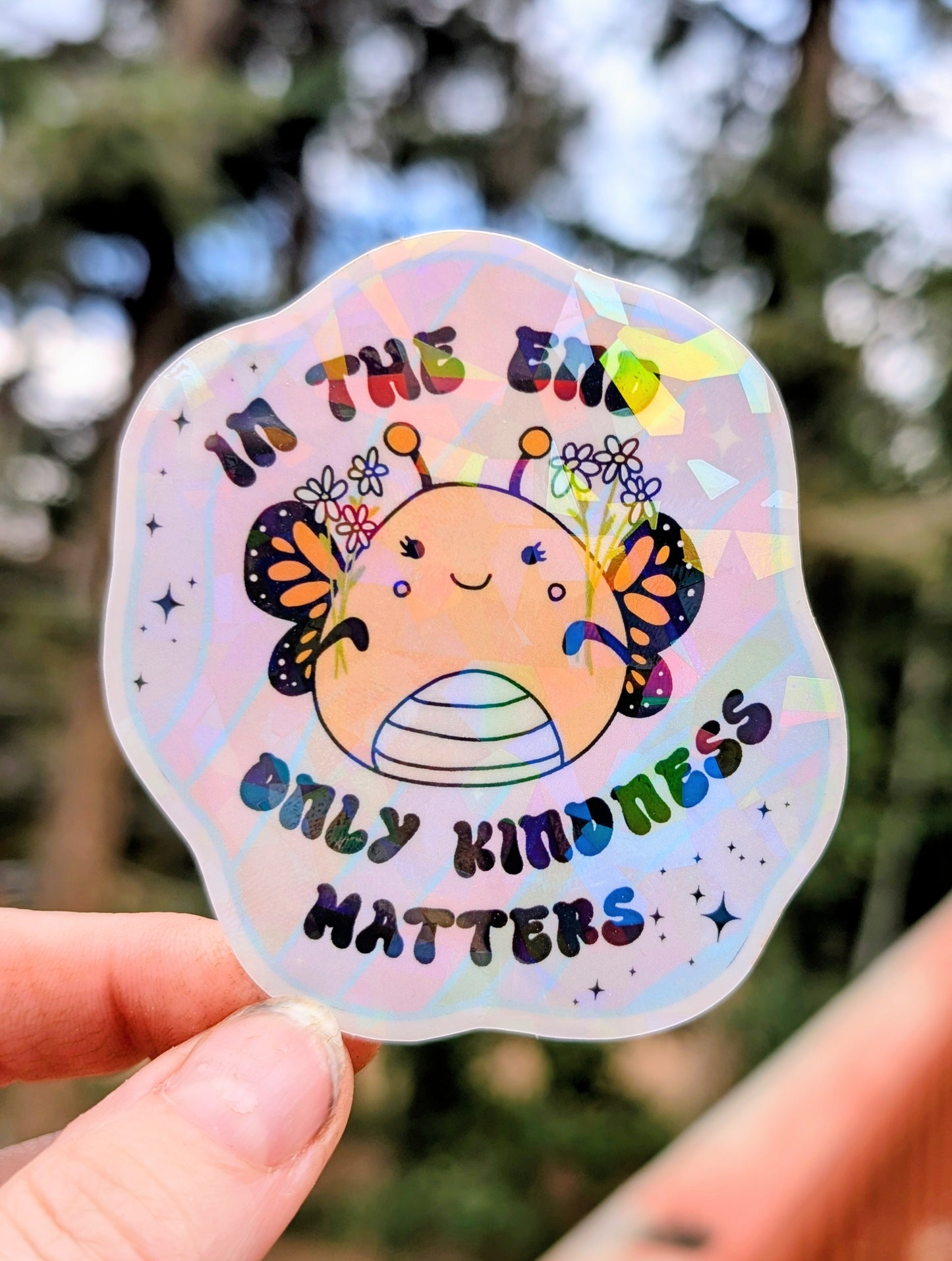 Kindness Queen Feminist Vinyl Sticker