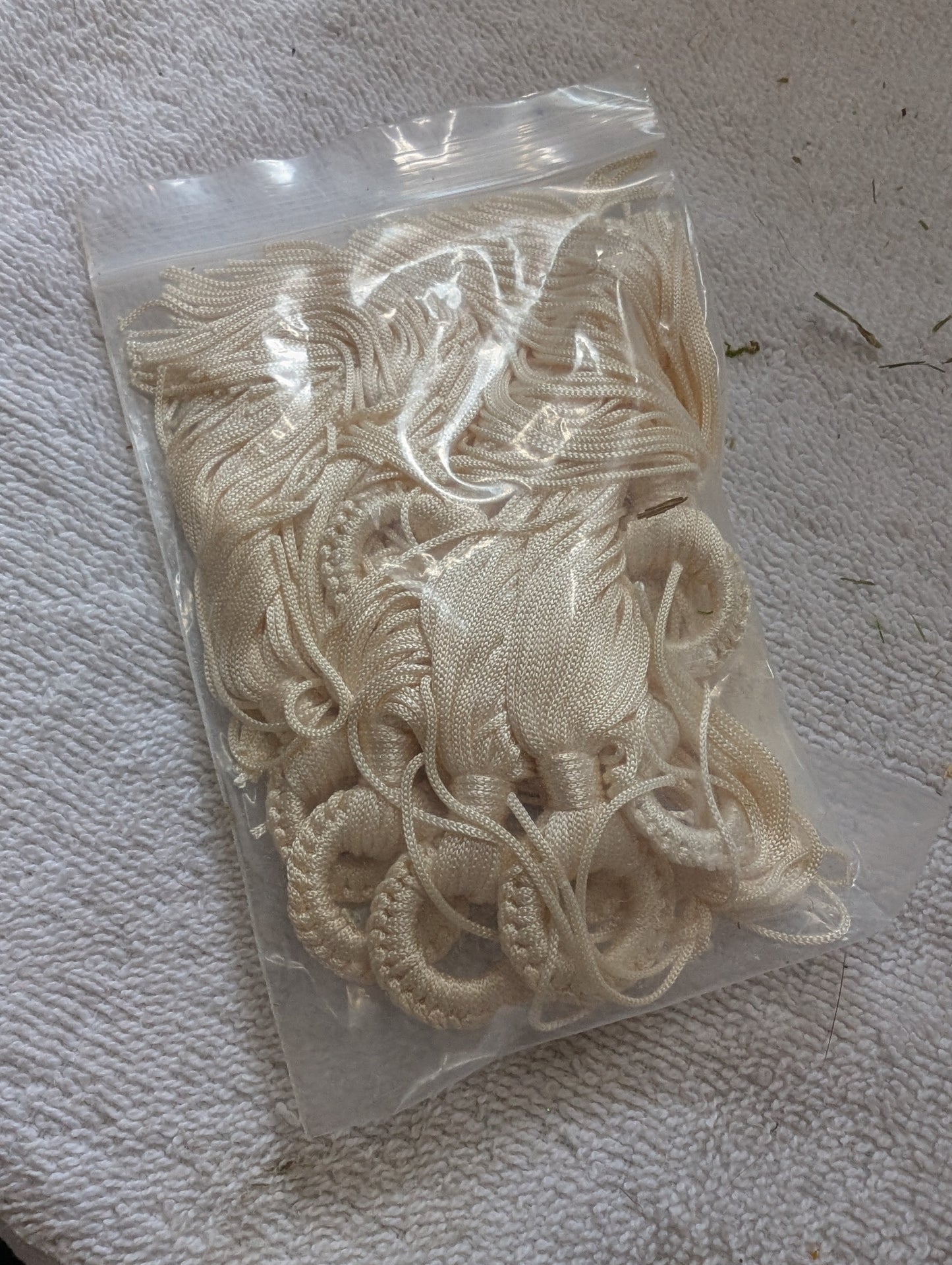 Off White Tassels