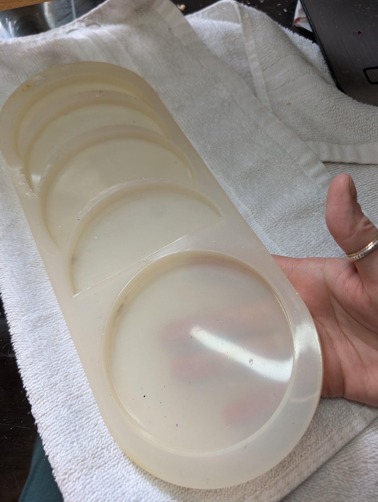 Large Moon Phase Resin Silicone Mold
