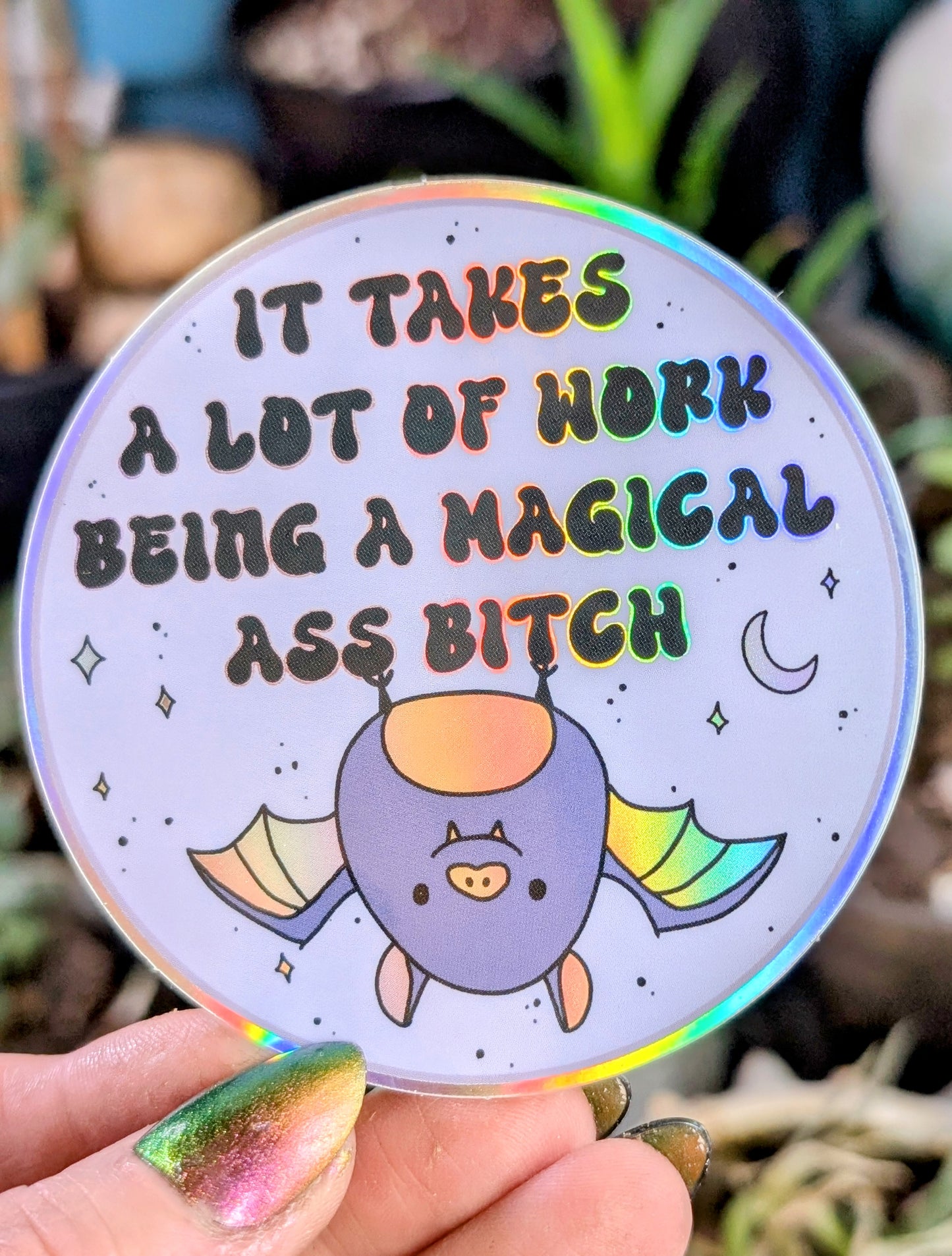Magical Witch Vinyl Sticker