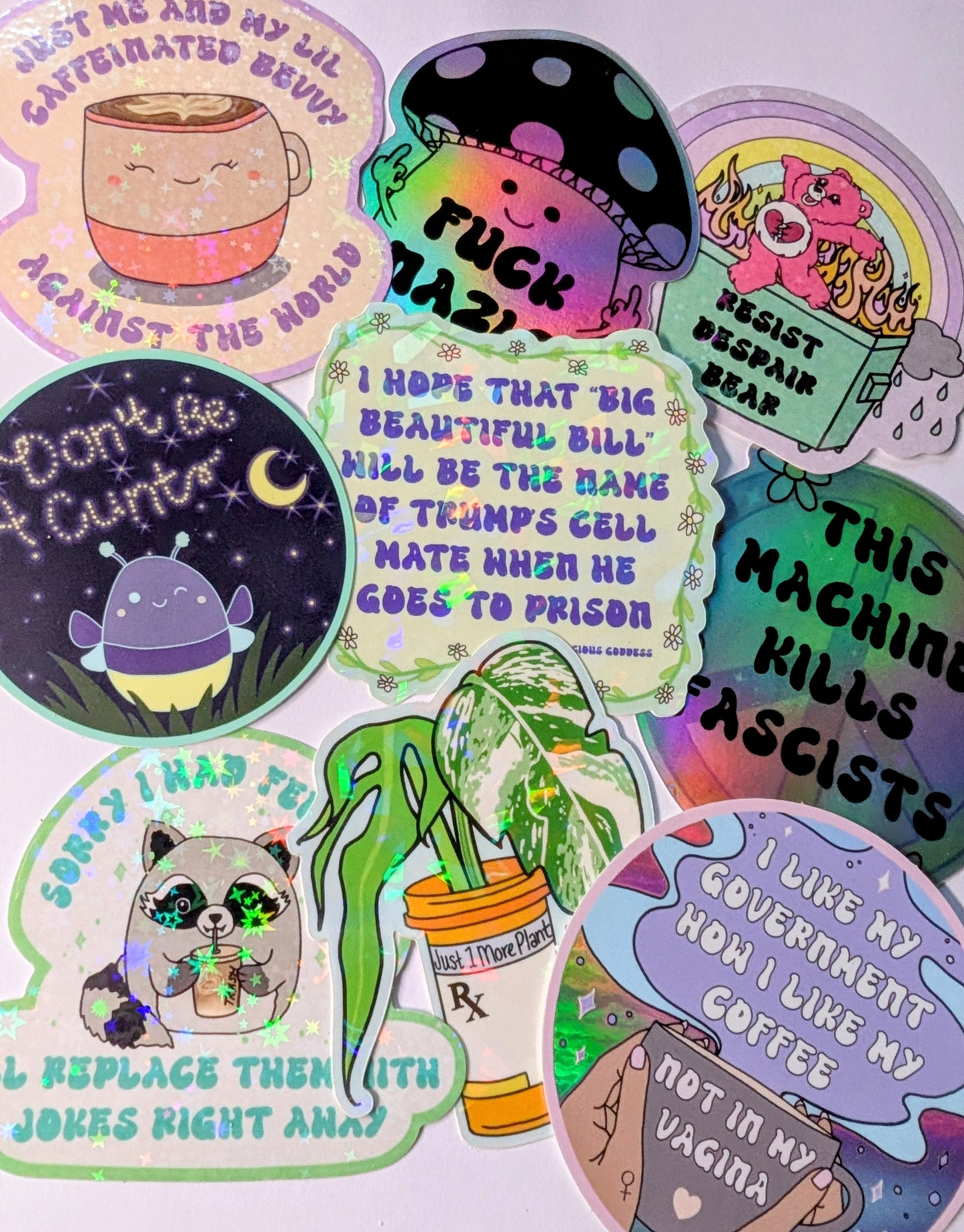 Book Fair Feminist Vinyl Sticker 2