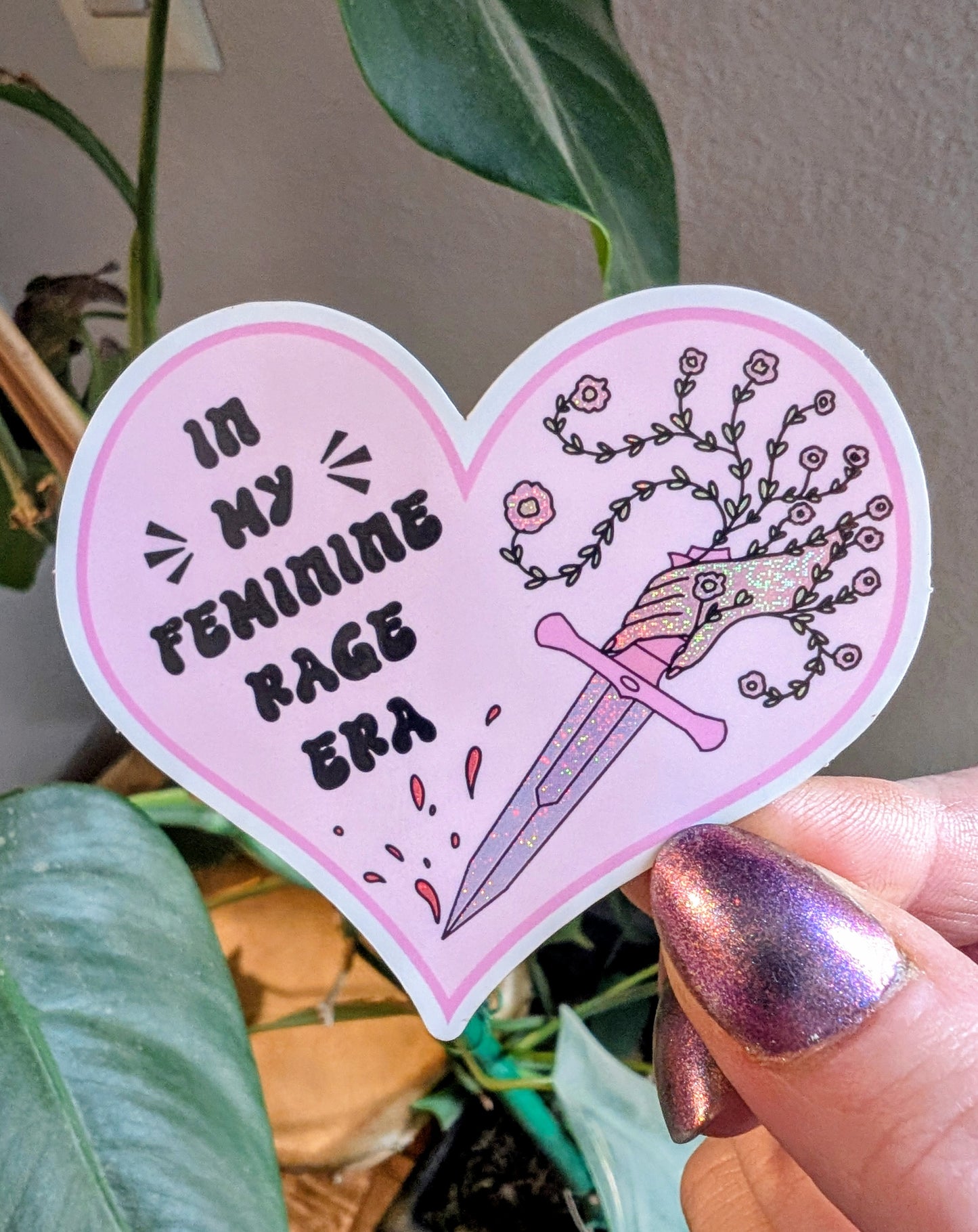 Inspirational Swiftie Feminist Vinyl Sticker
