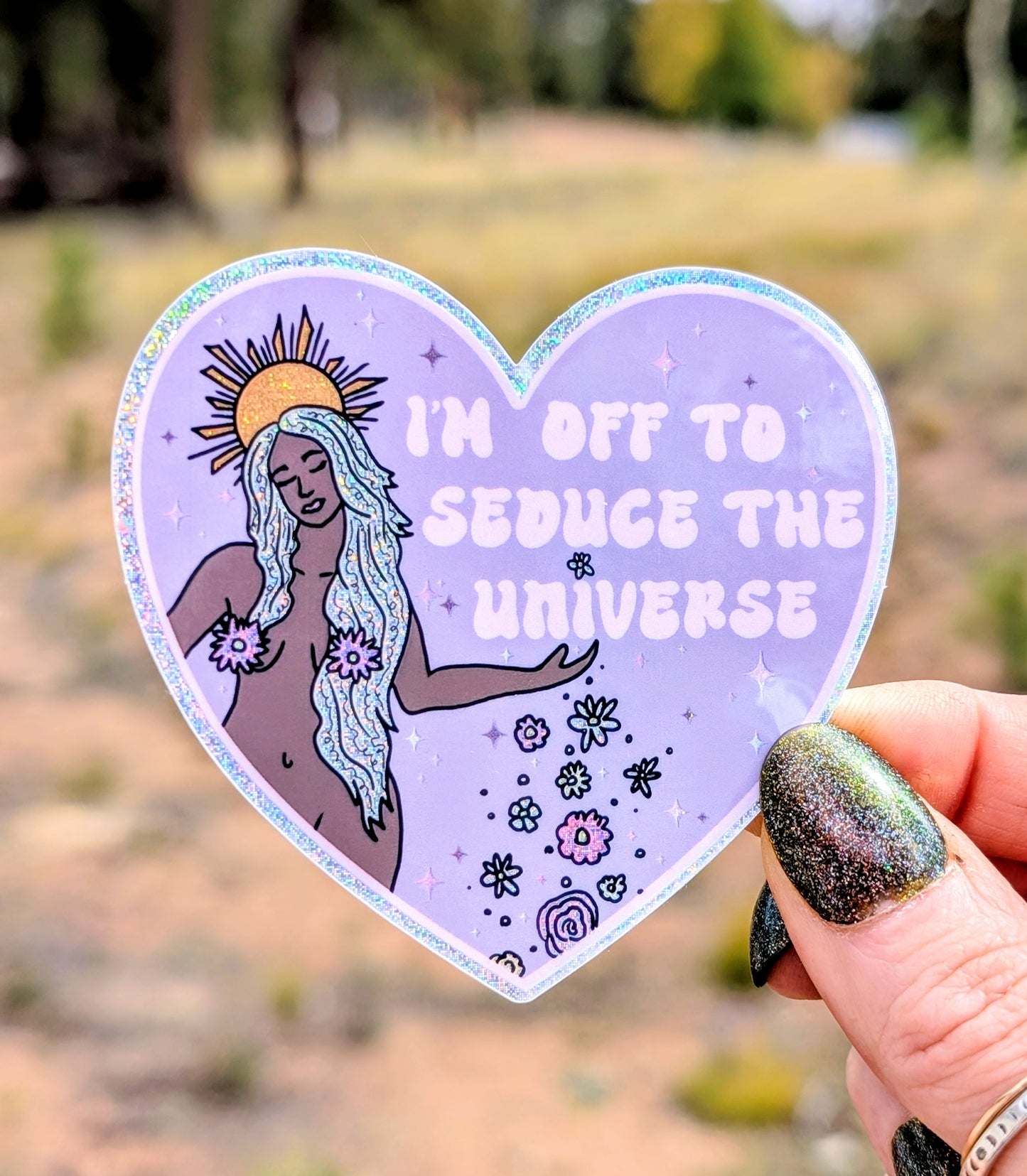 Feminist Goddess Vinyl Sticker Pixie Dust