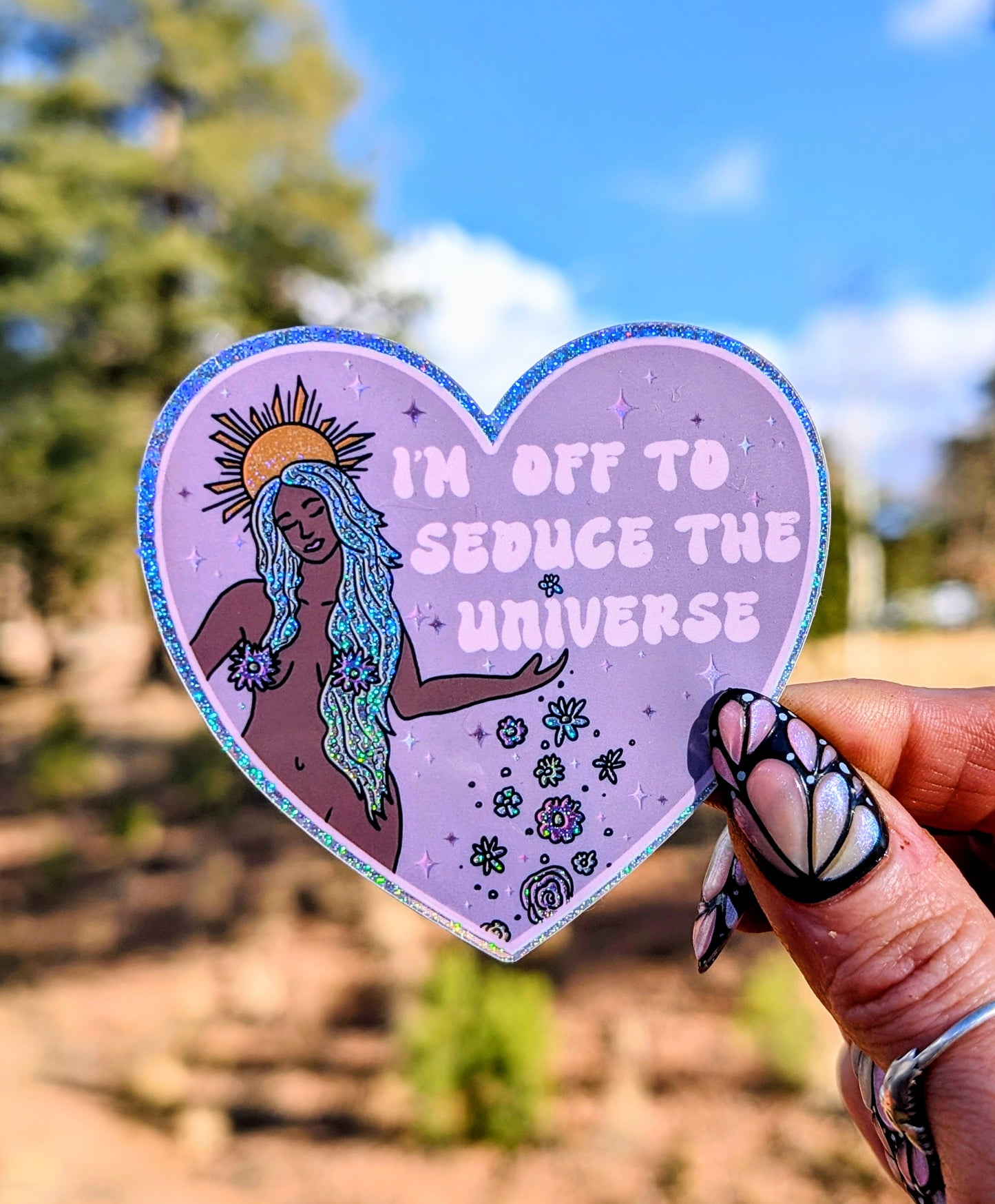 Feminist Goddess Vinyl Sticker Pixie Dust