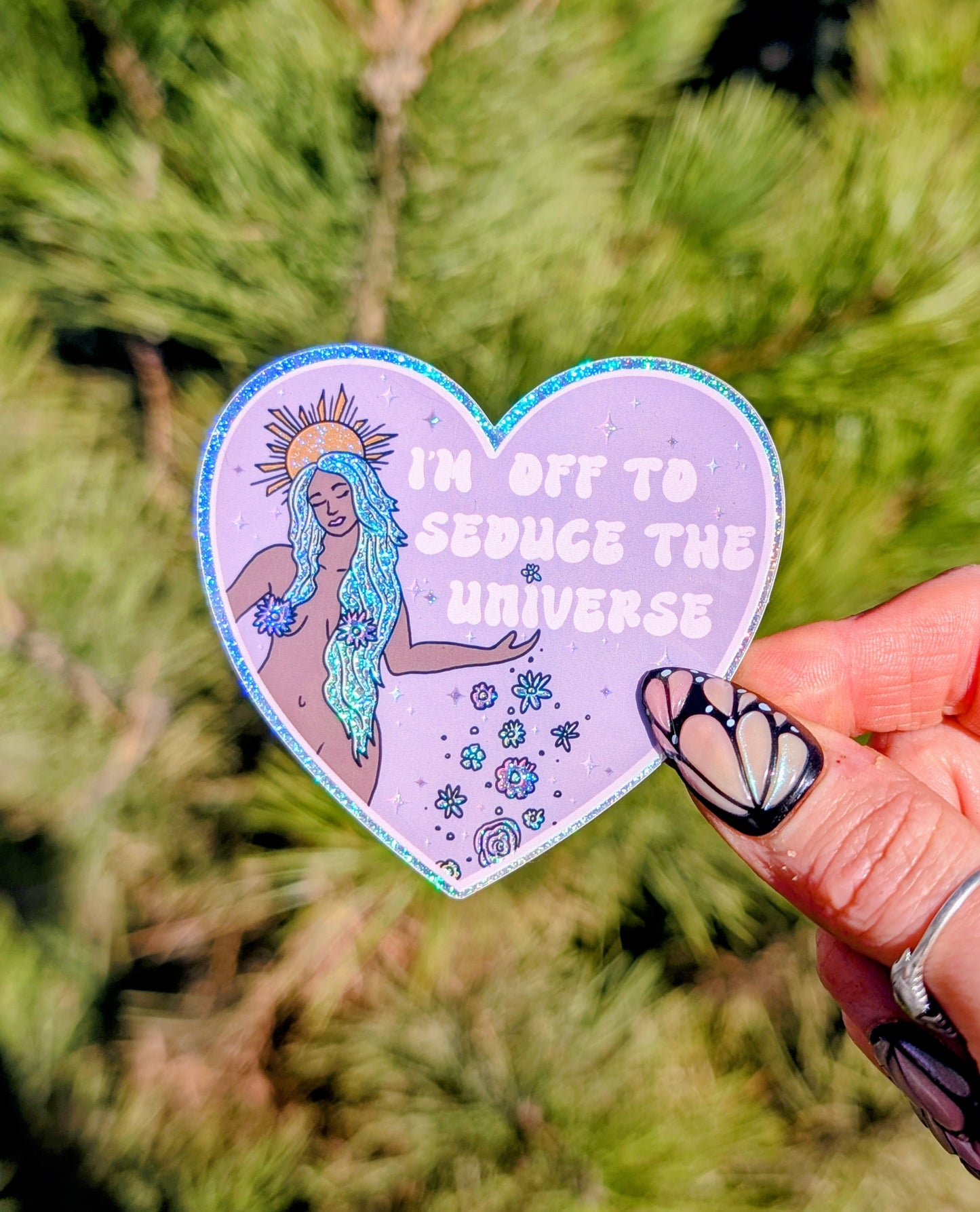 Feminist Goddess Vinyl Sticker Pixie Dust