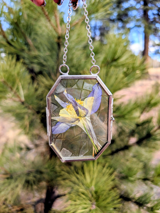 Columbine Wildflower Ornaments