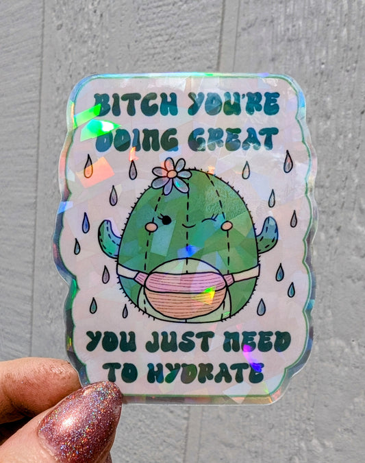 Feminist Gardener Vinyl Sticker