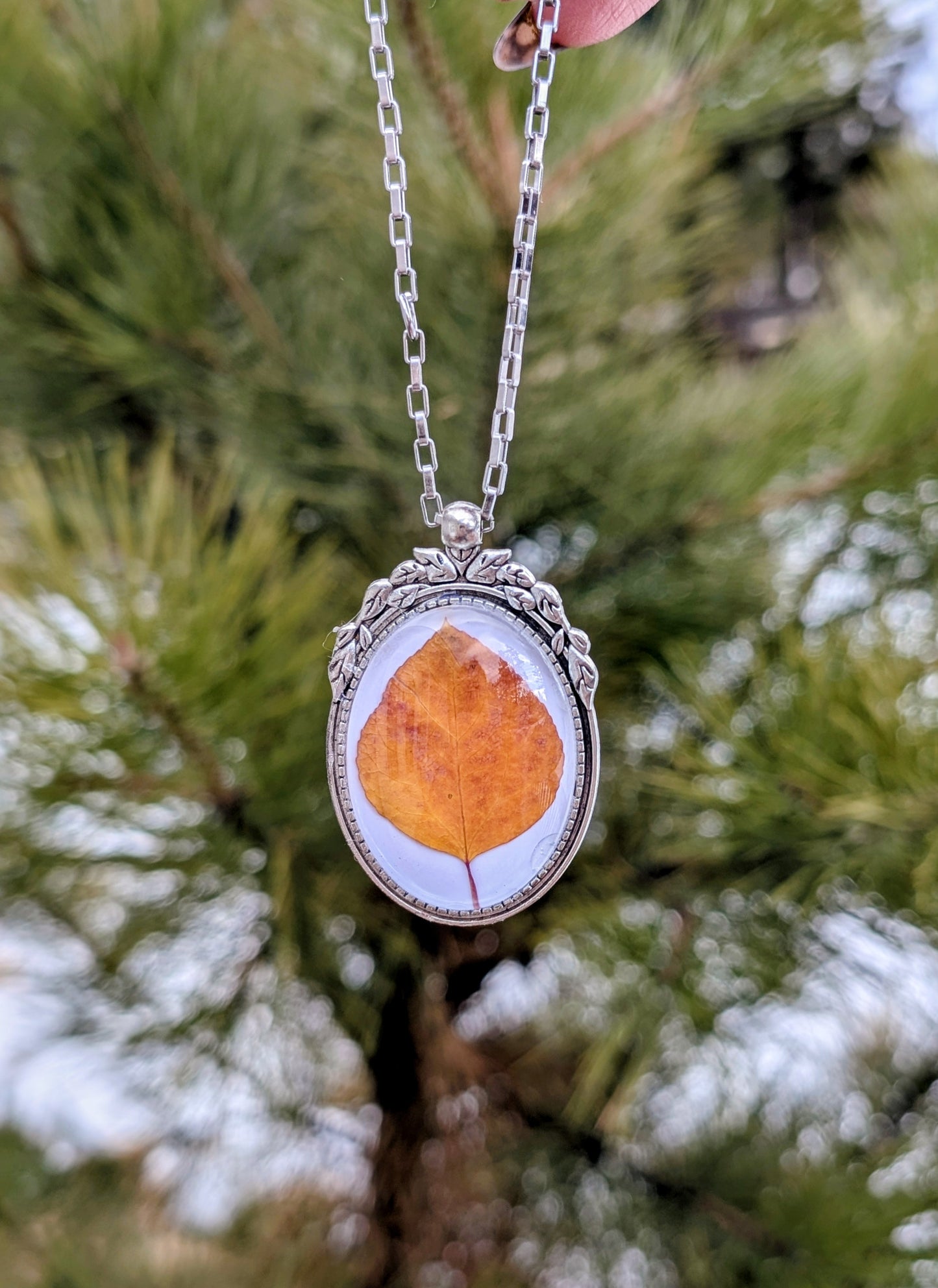 Aspen Leaf Ornaments