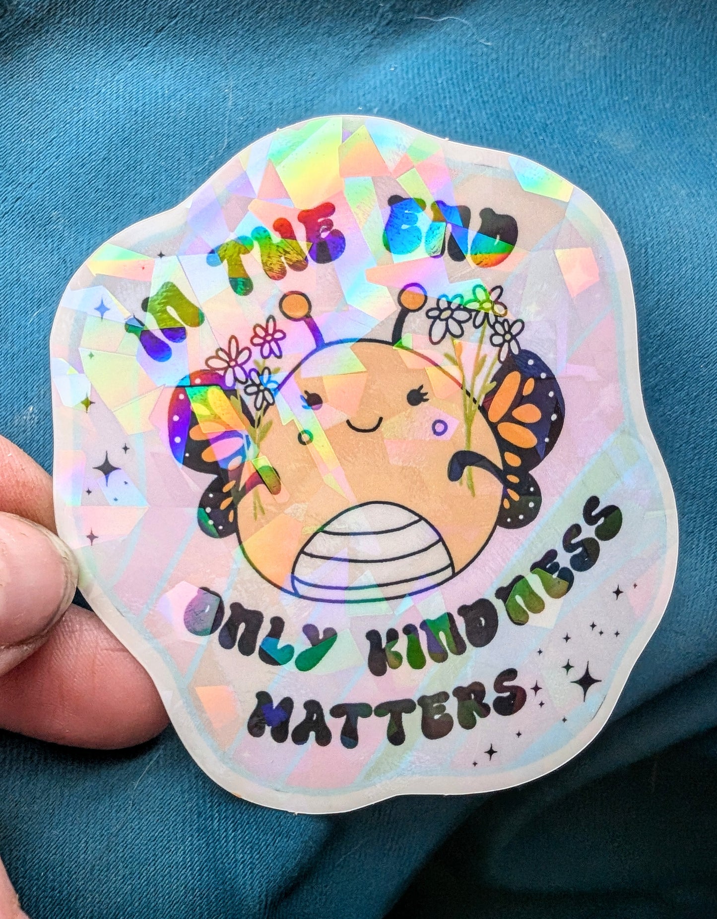 Kindness Queen Feminist Vinyl Sticker