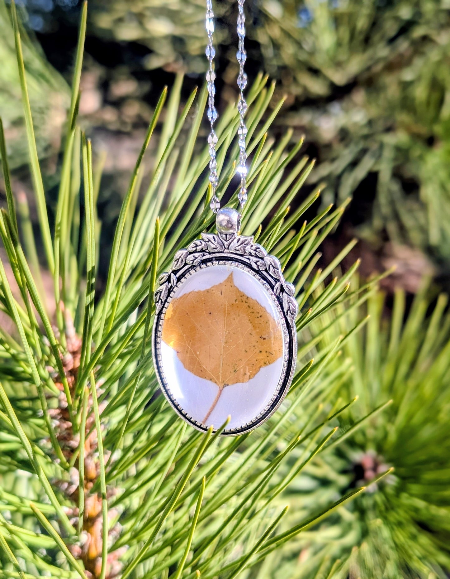 Aspen Leaf Ornaments