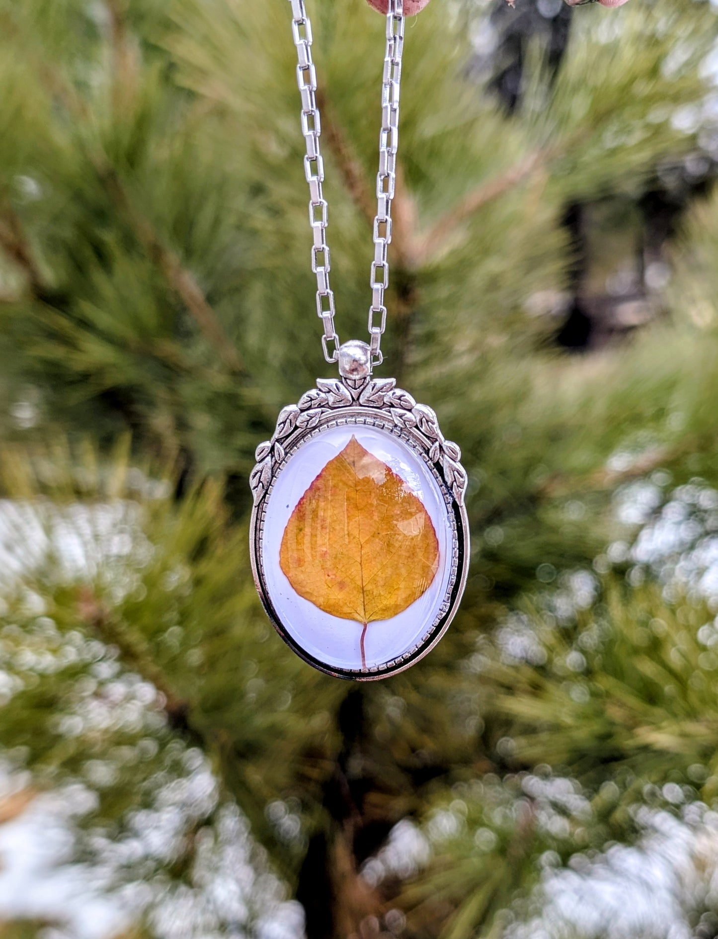 Aspen Leaf Ornaments