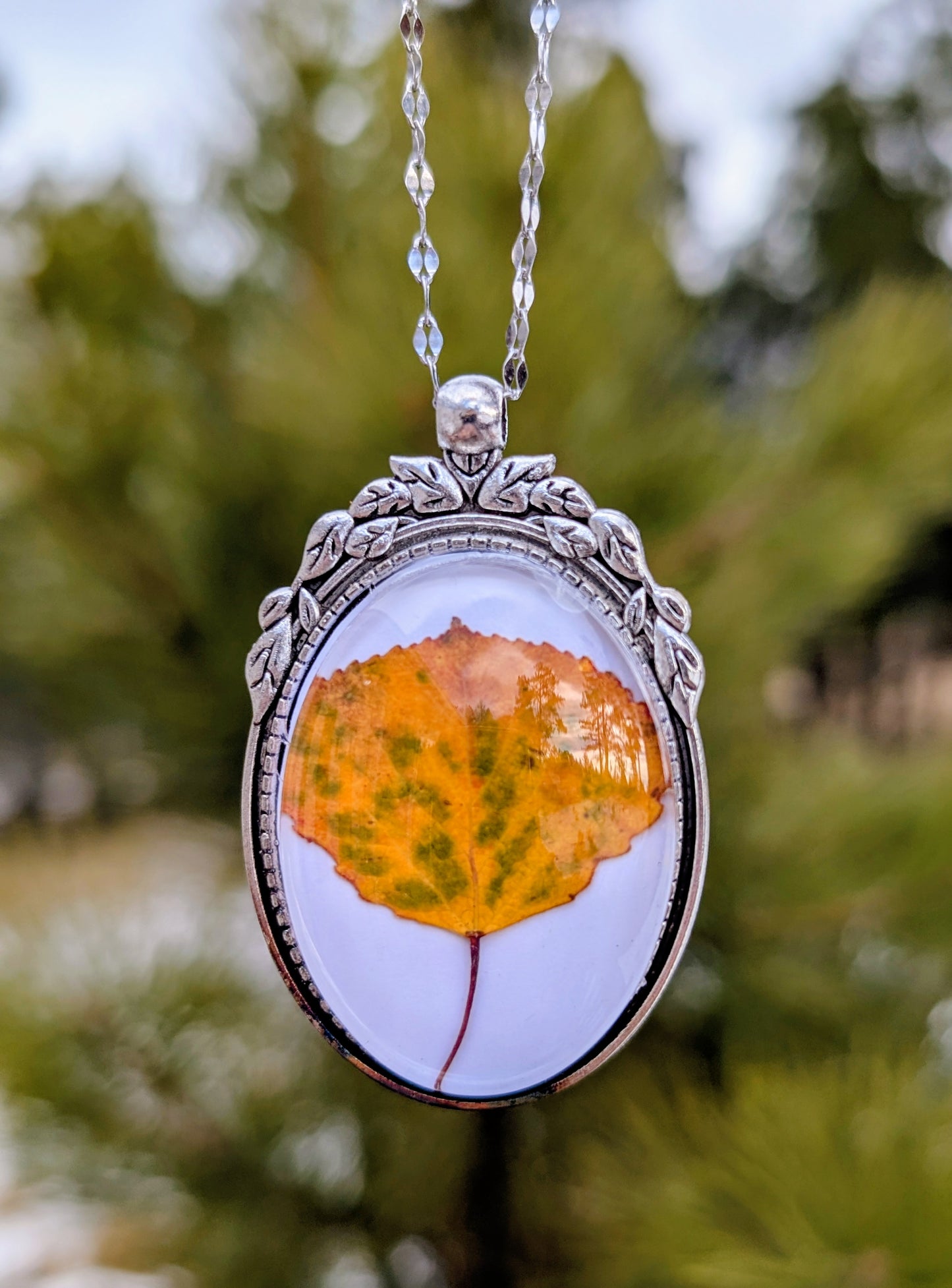 Aspen Leaf Ornaments