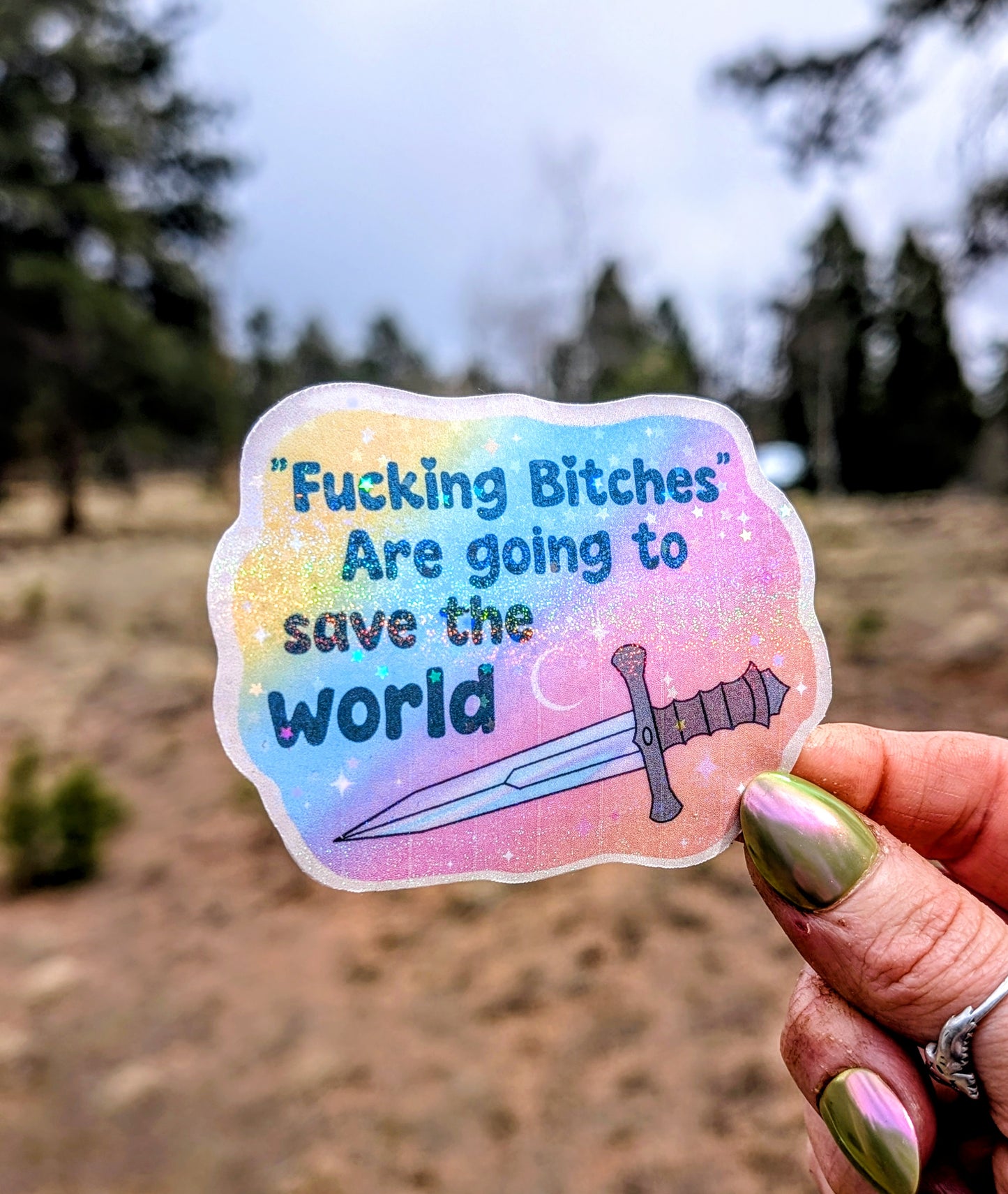Anti Fascist Inspirational Feminist Vinyl Sticker
