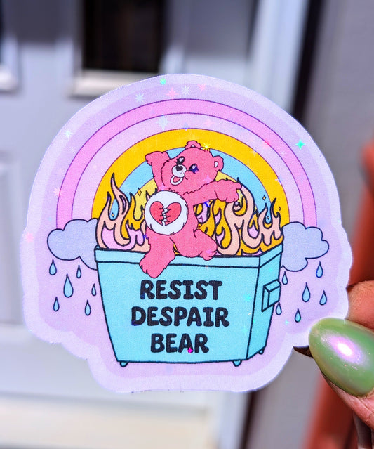 Anti-fascist Feminist Vinyl Sticker