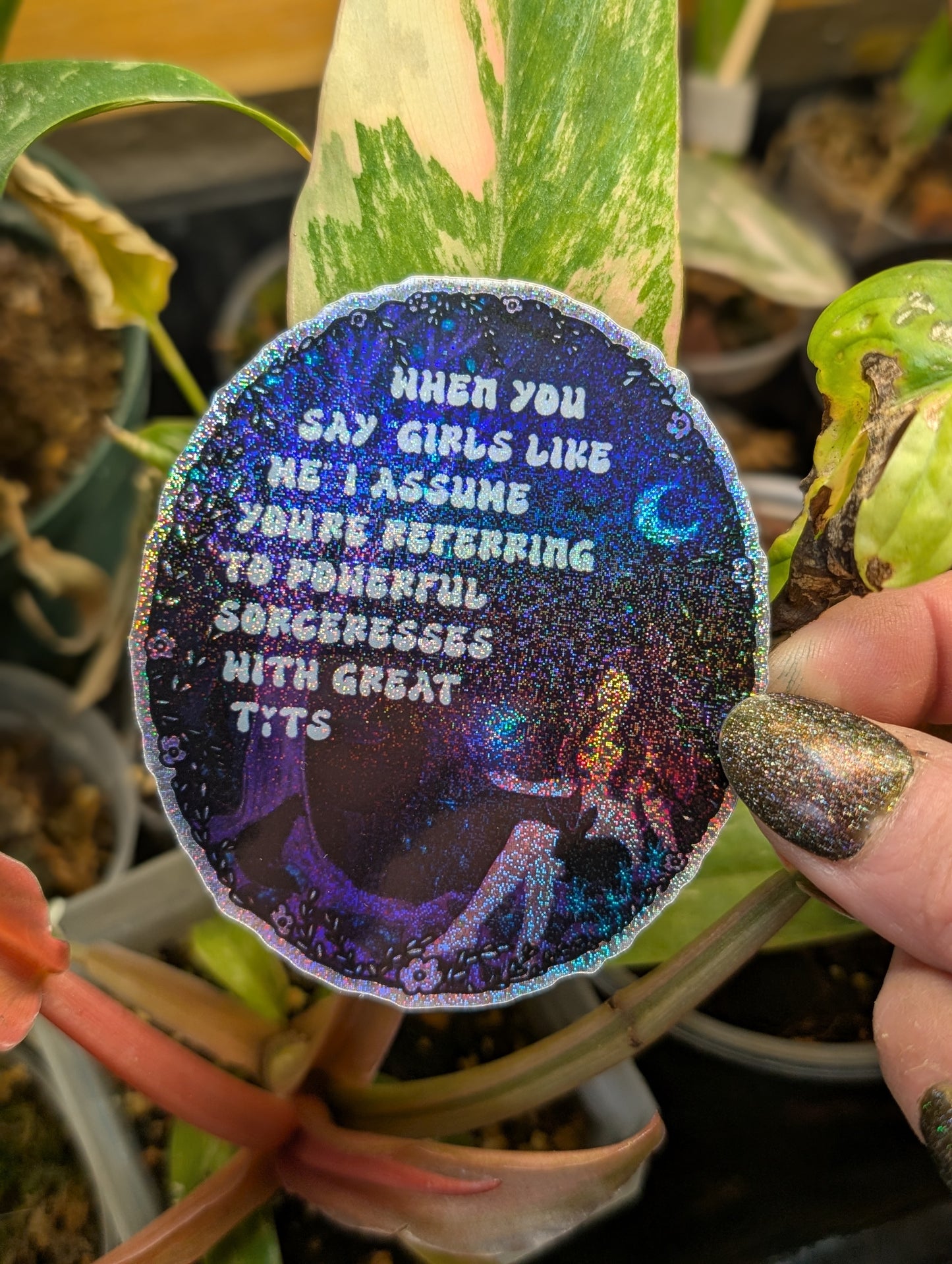 Witchy Inspirational Feminist Vinyl Sticker
