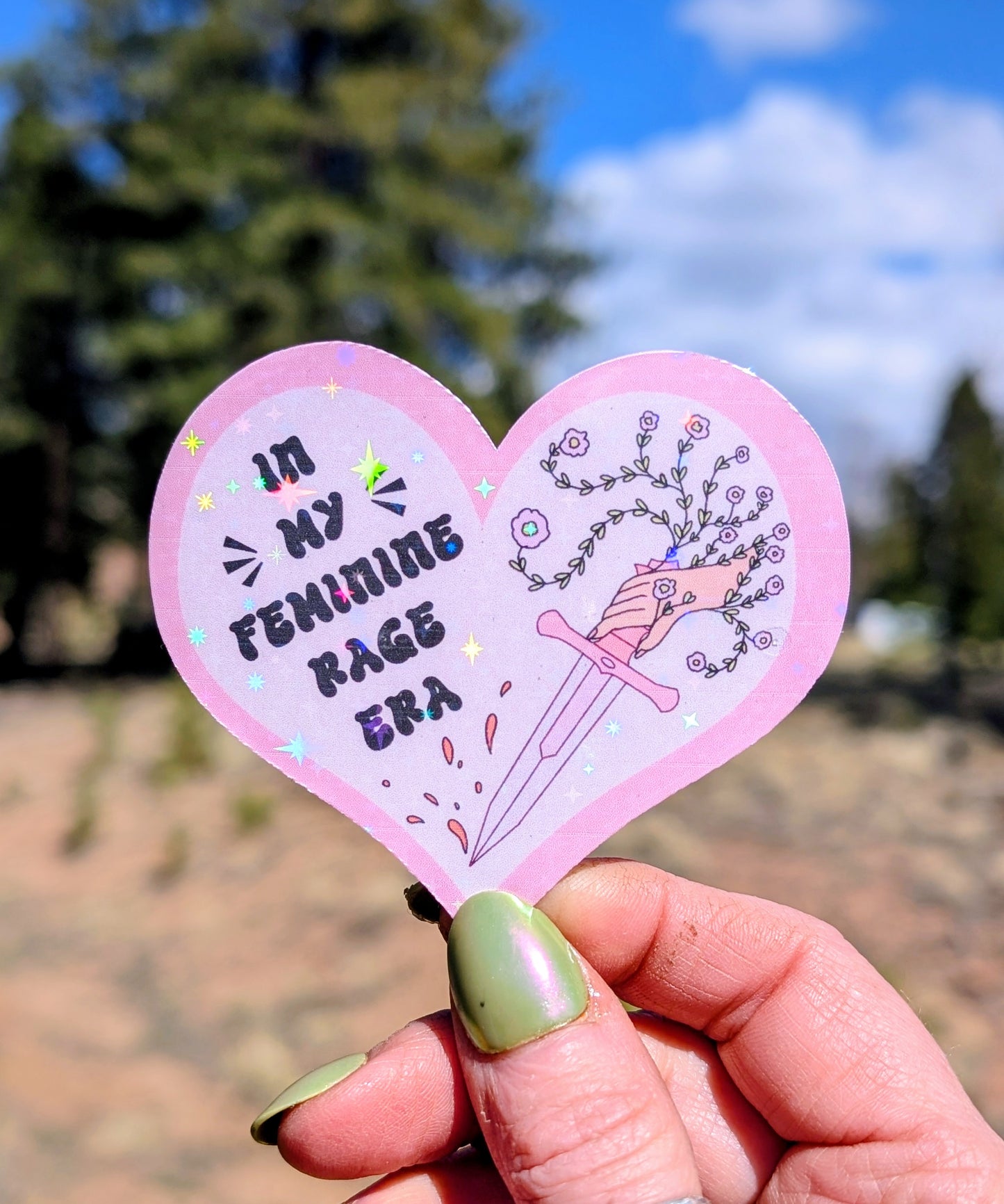 Inspirational Swiftie Feminist Vinyl Sticker