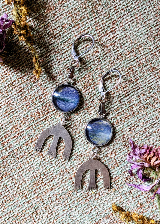 Colorado Columbine Wildflower Earrings