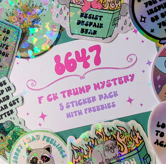 8647 Vinyl Mystery Sticker Pack