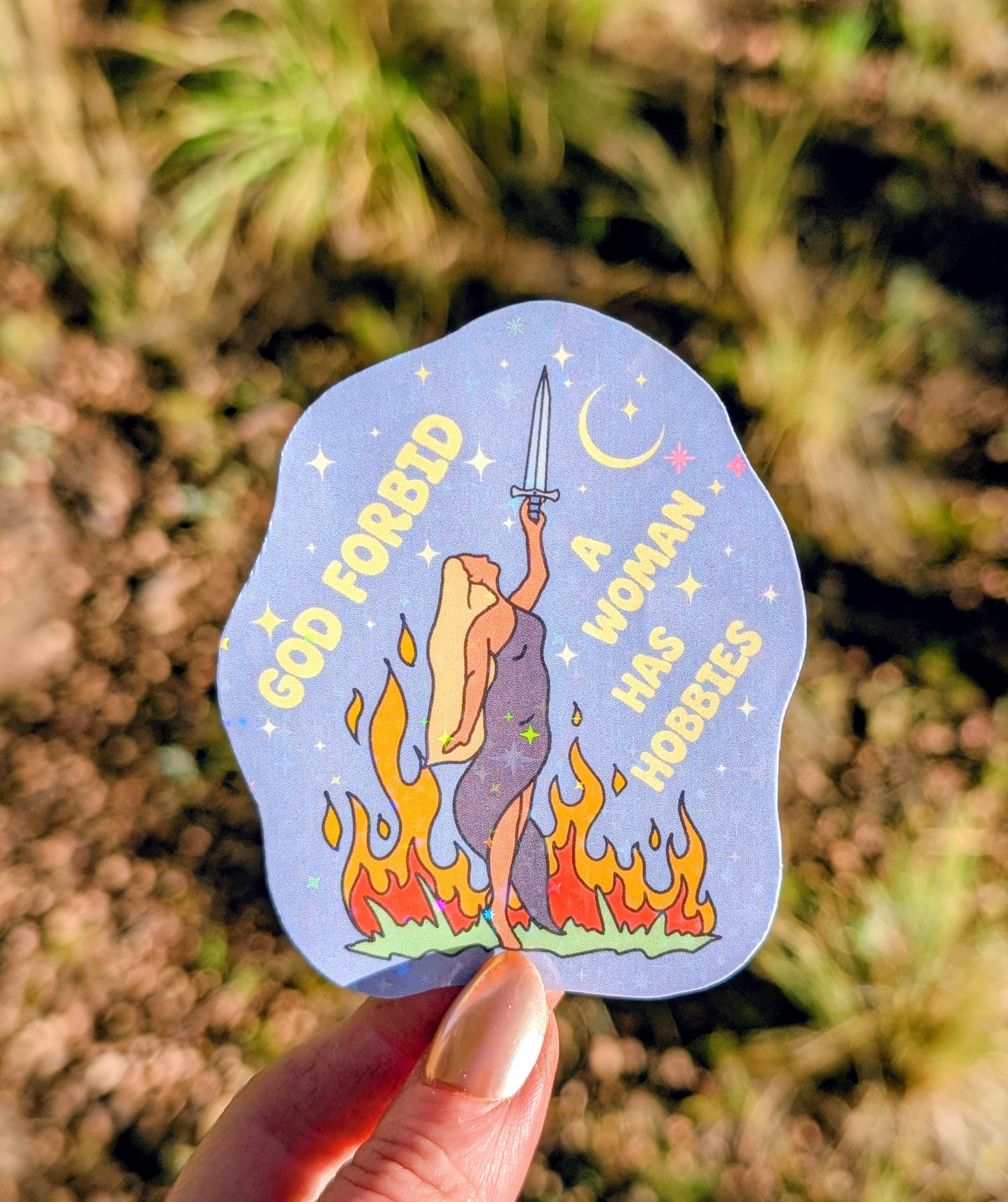 Witchy Woman Inspirational Feminist Vinyl Sticker