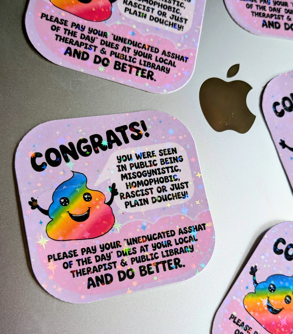 Inspirational Progressive Vinyl Sticker, Smash the Patriarchy