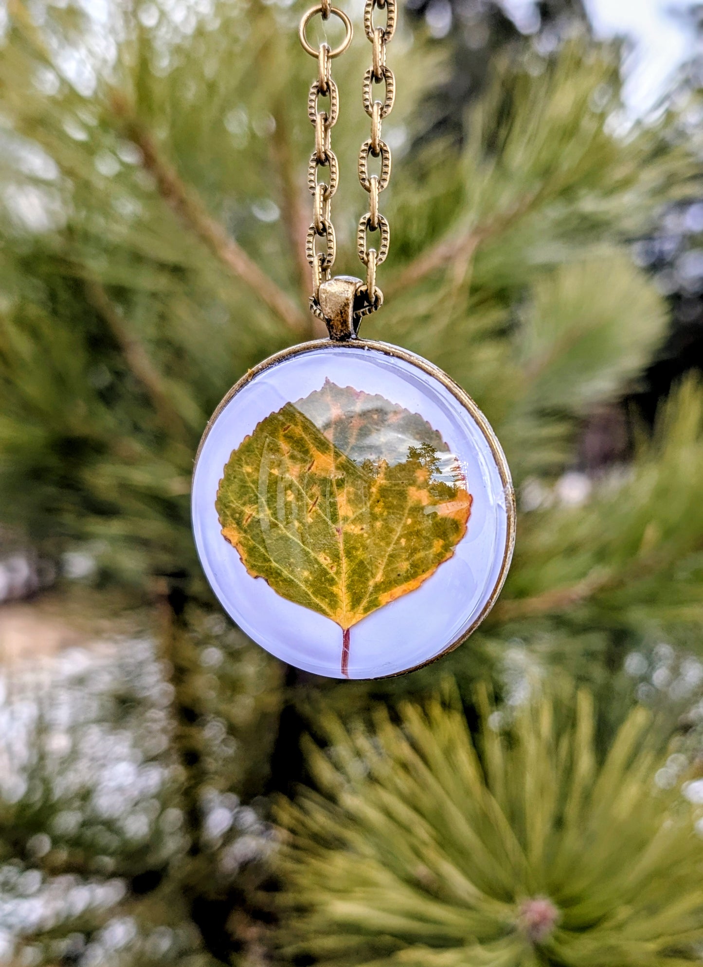 Aspen Leaf Ornaments