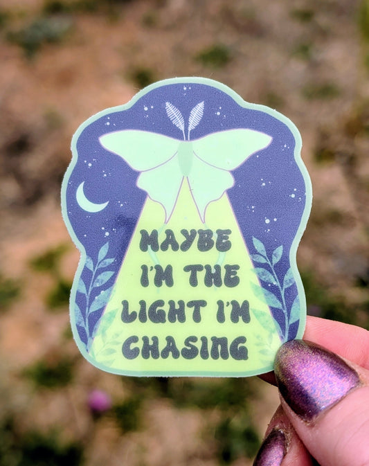 Glow in the Dark Witchy Inspirational Feminist Vinyl Sticker