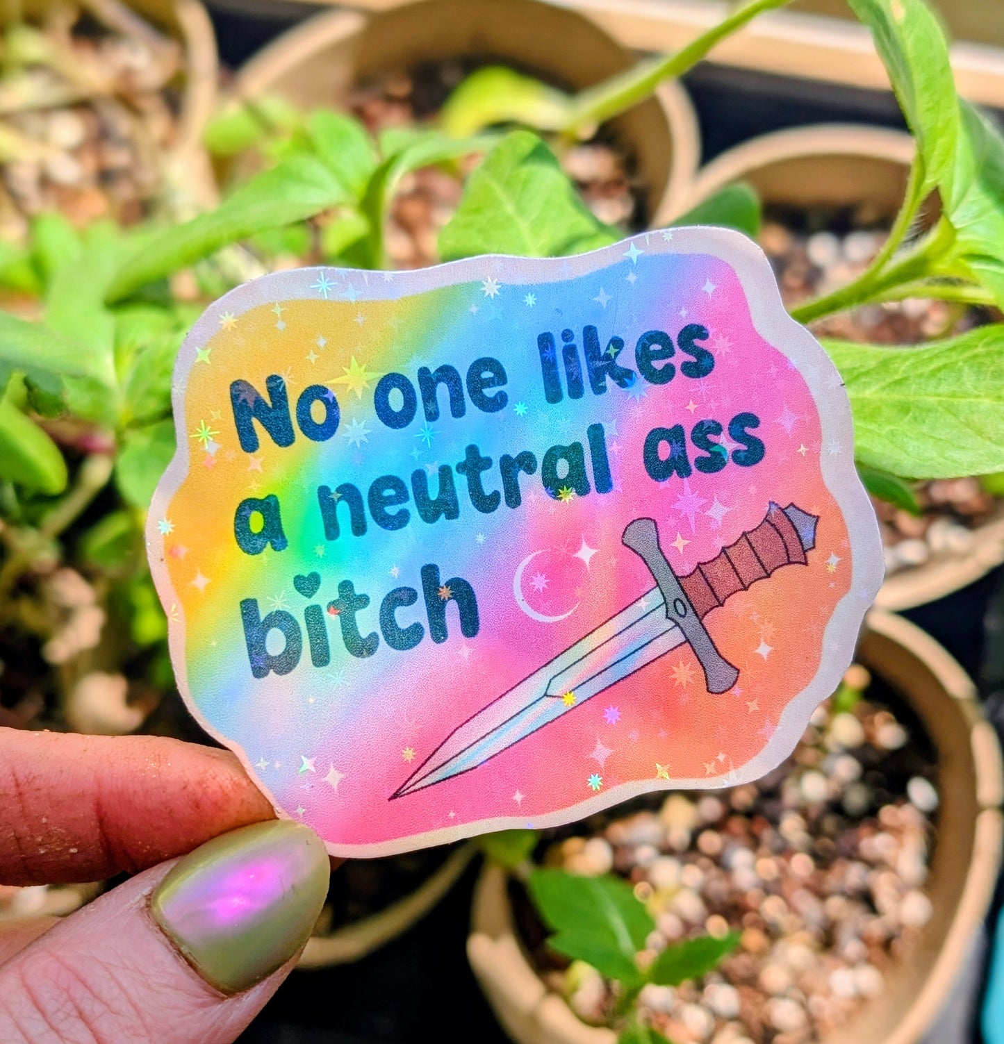 Anti Fascist Inspirational Feminist Vinyl Sticker
