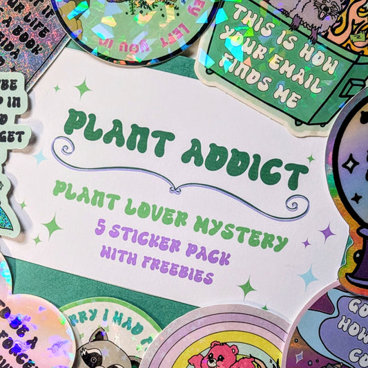 Plant Addict Vinyl Mystery Sticker Pack