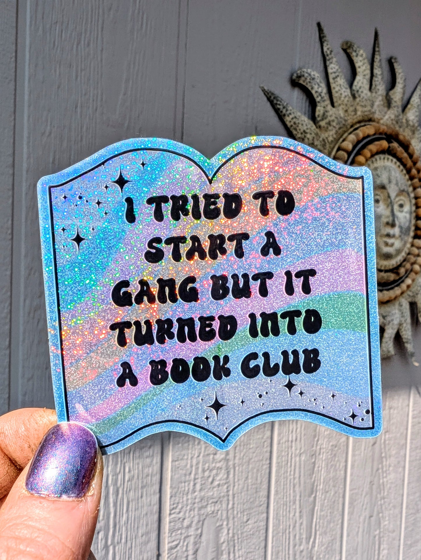 Feral Book Club Vinyl Sticker