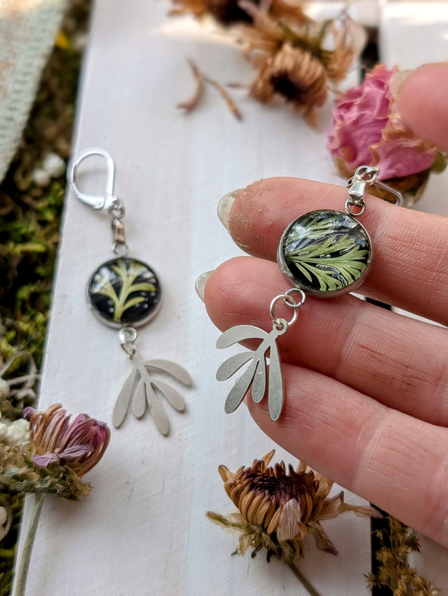 Colorado Wild Sage Wildflower Earrings