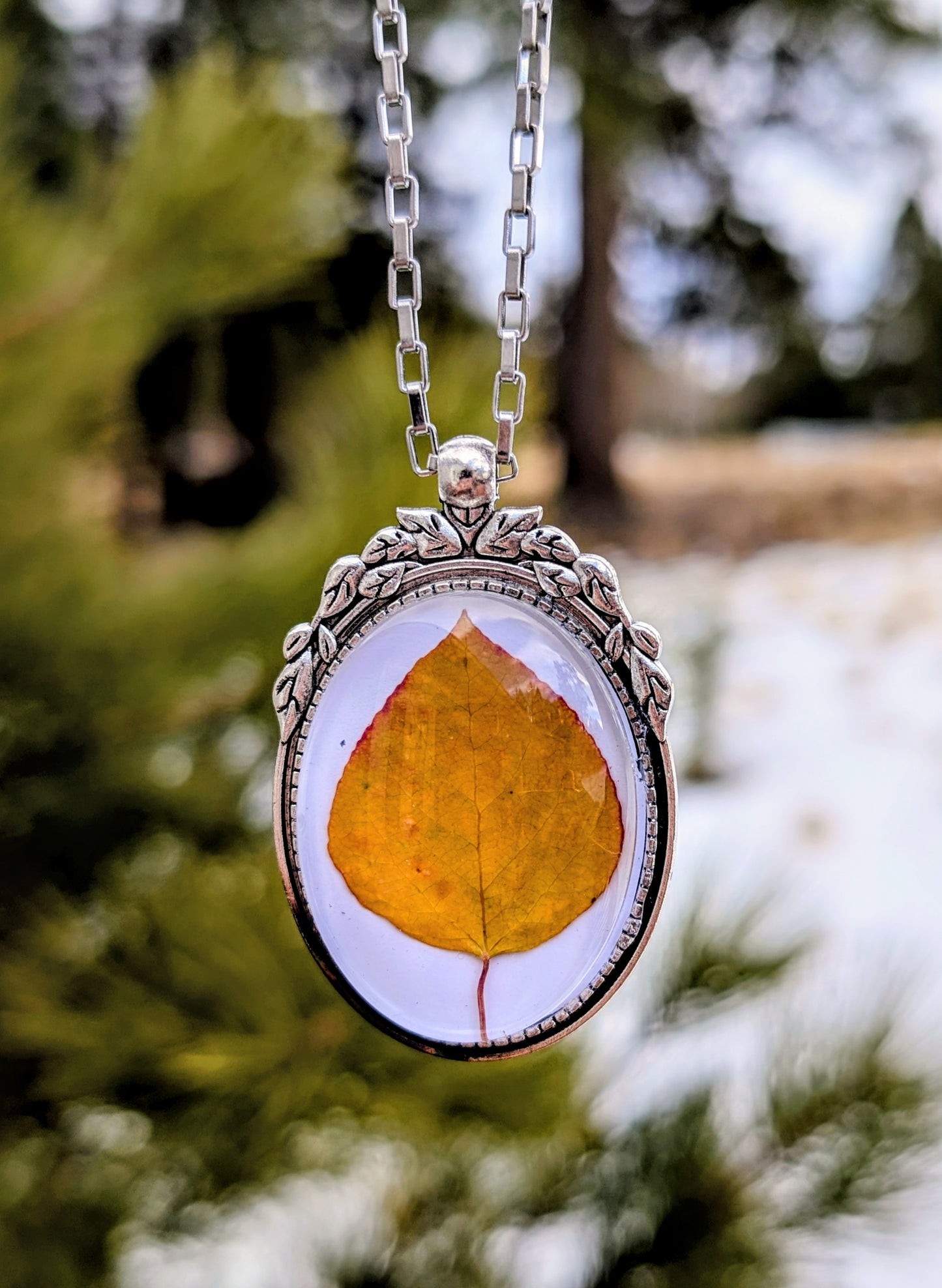 Aspen Leaf Ornaments